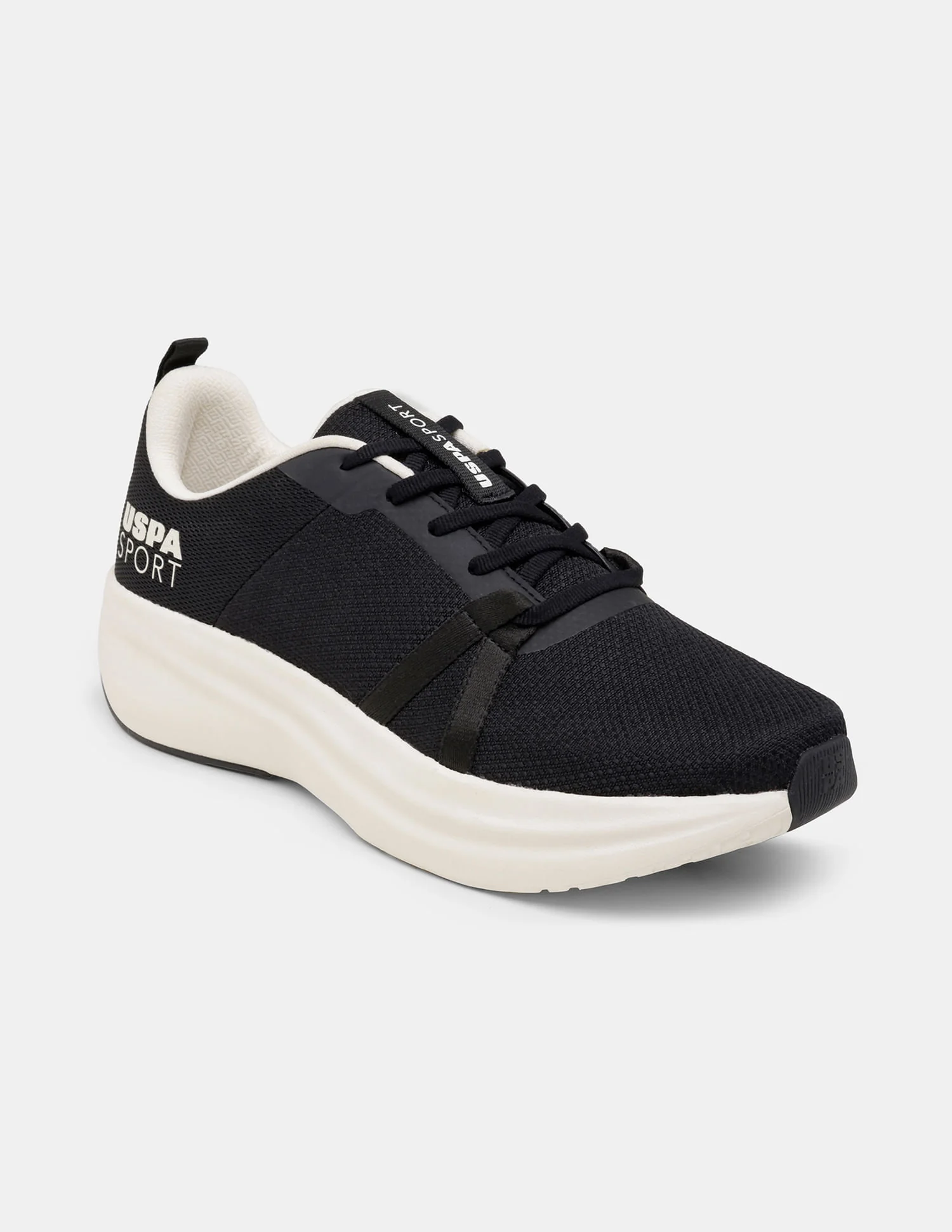 Men Black Lance Uspa Sport Sneakers - Image 2