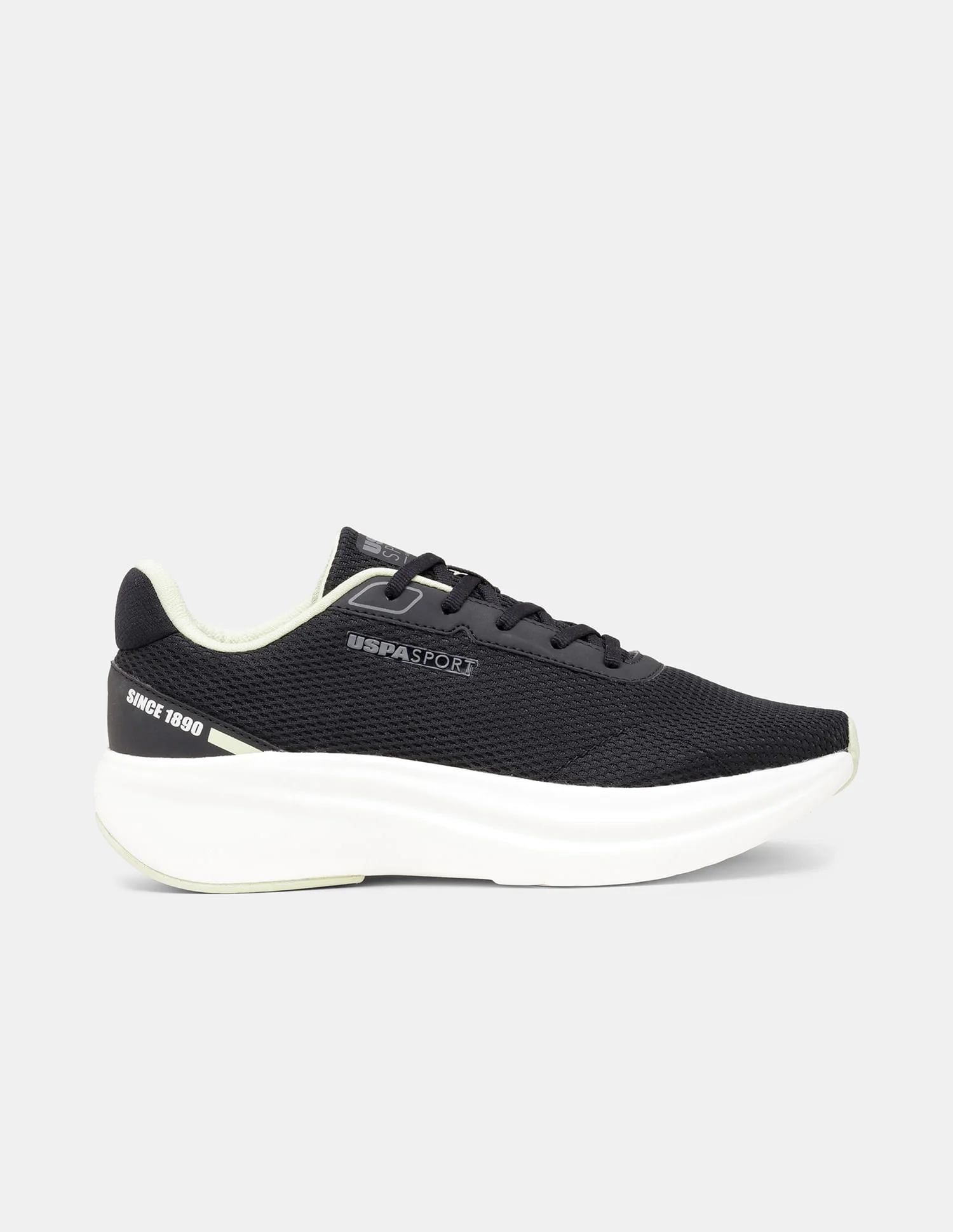 Men Black Lance Uspa Sport Sneakers - Image 6