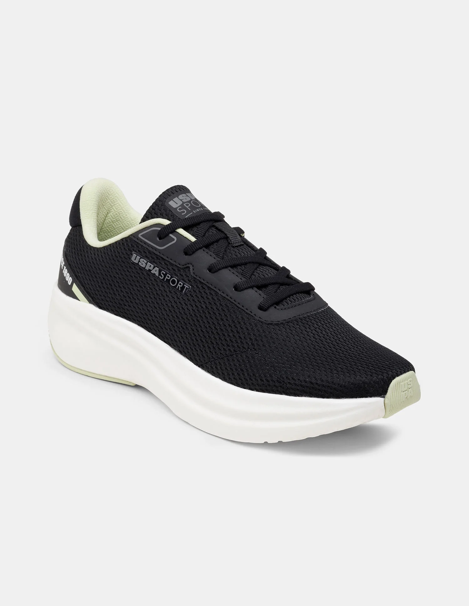 Men Black Ryder Uspa Sport Sneakers - Image 2