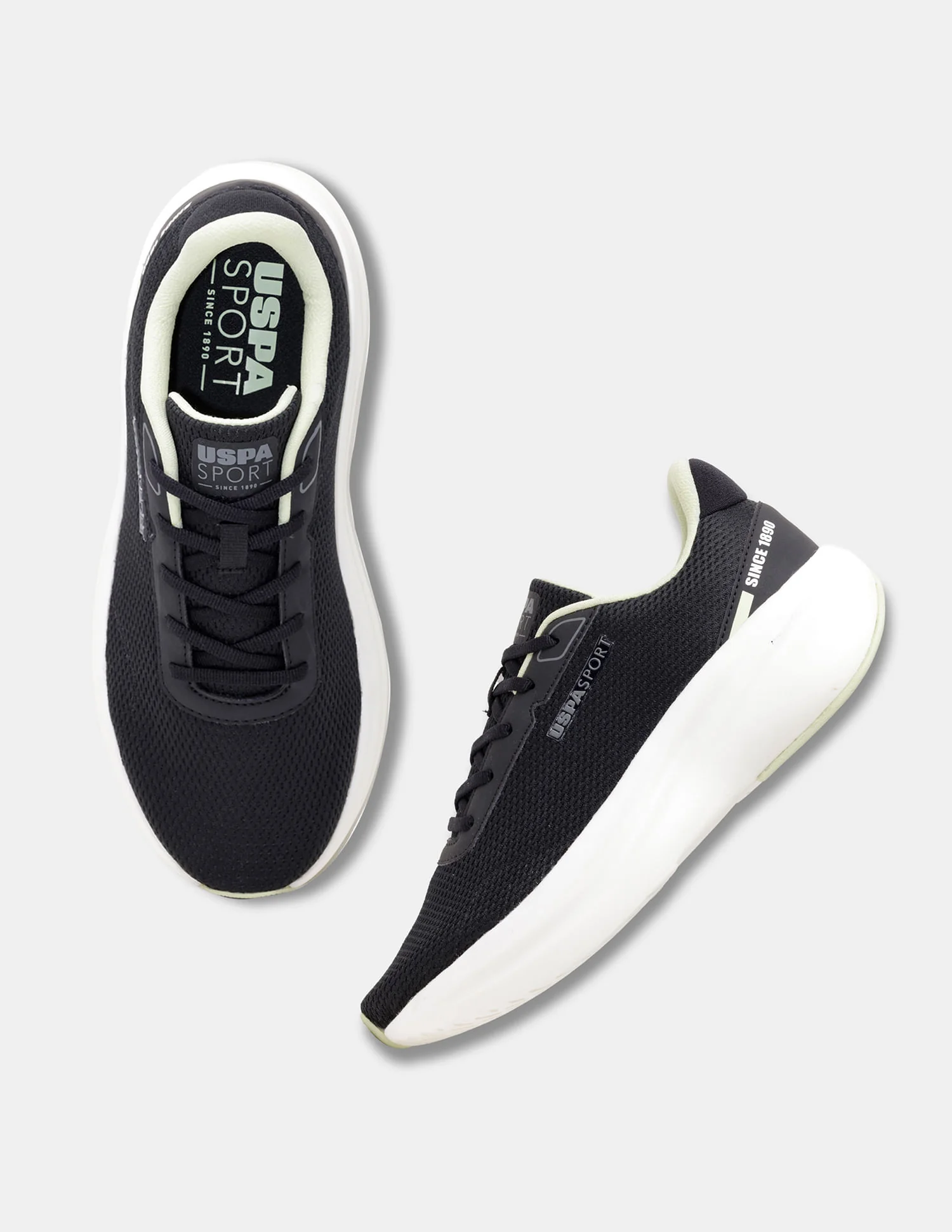 Men Black Ryder Uspa Sport Sneakers - Image 3