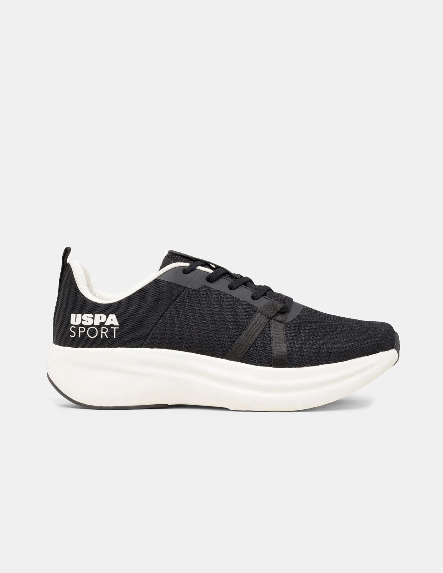 Men Black Ryder Uspa Sport Sneakers - Image 6