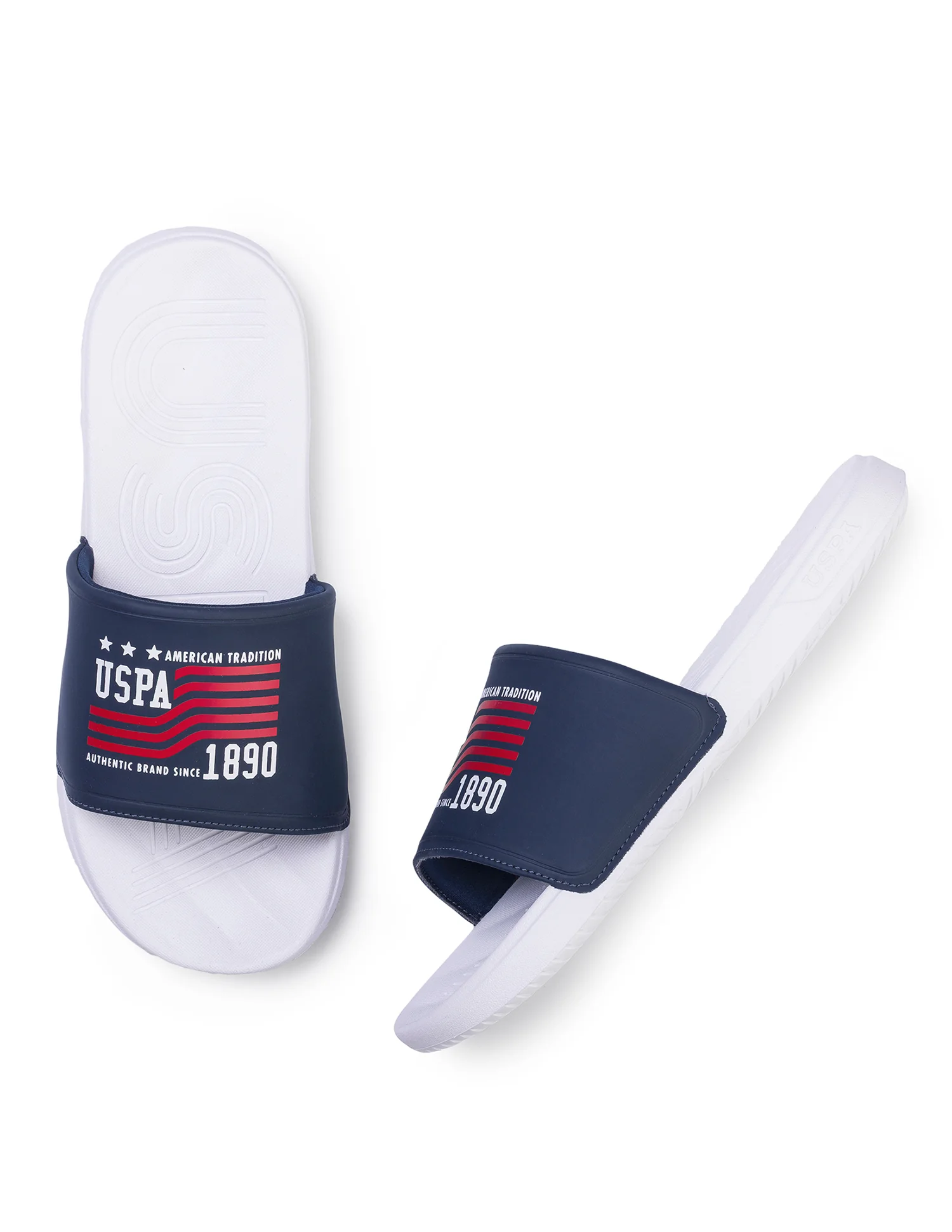 Men Brand Printed Axer Slippers - Image 3