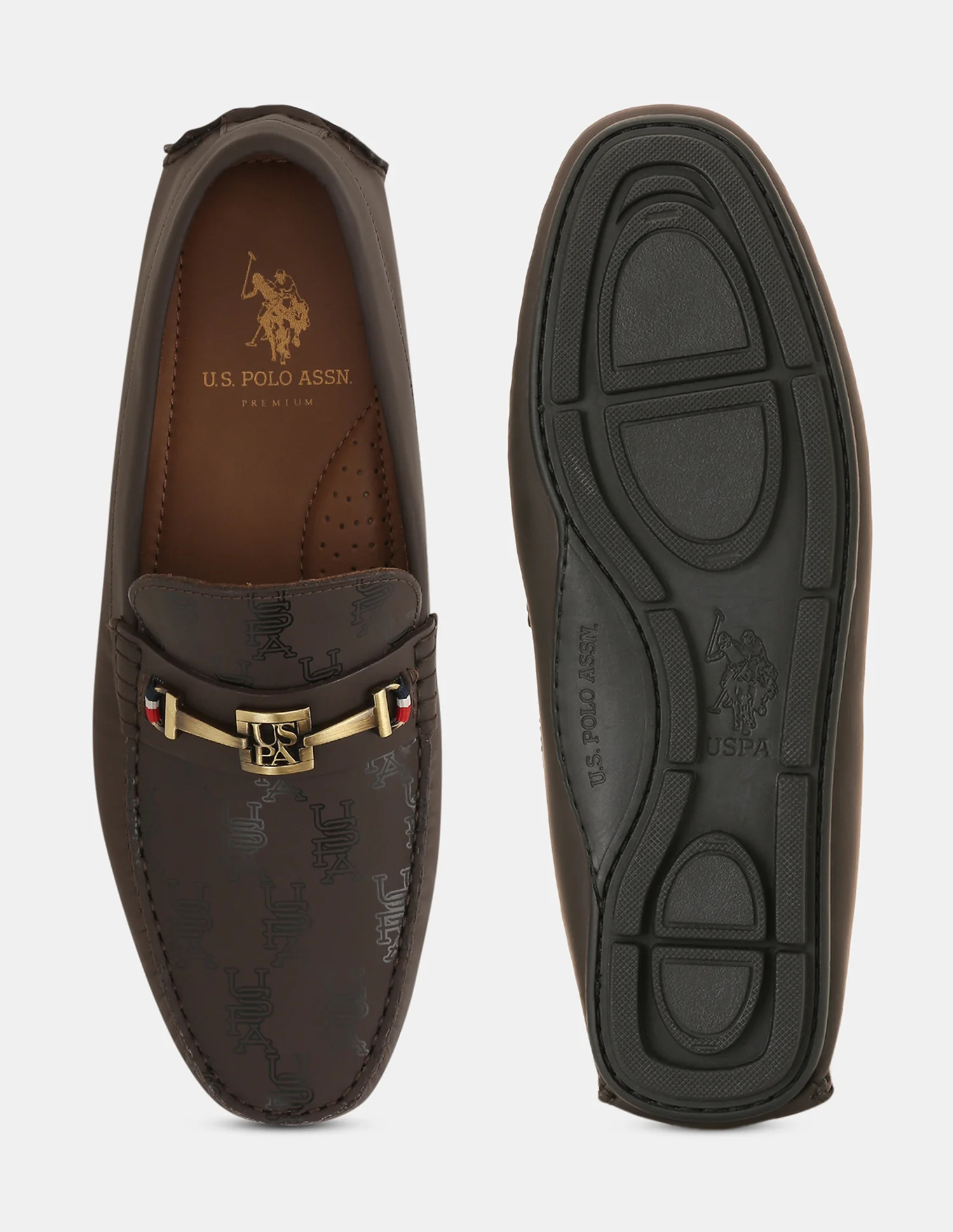 Men Brand Printed Talon Loafers - Image 7