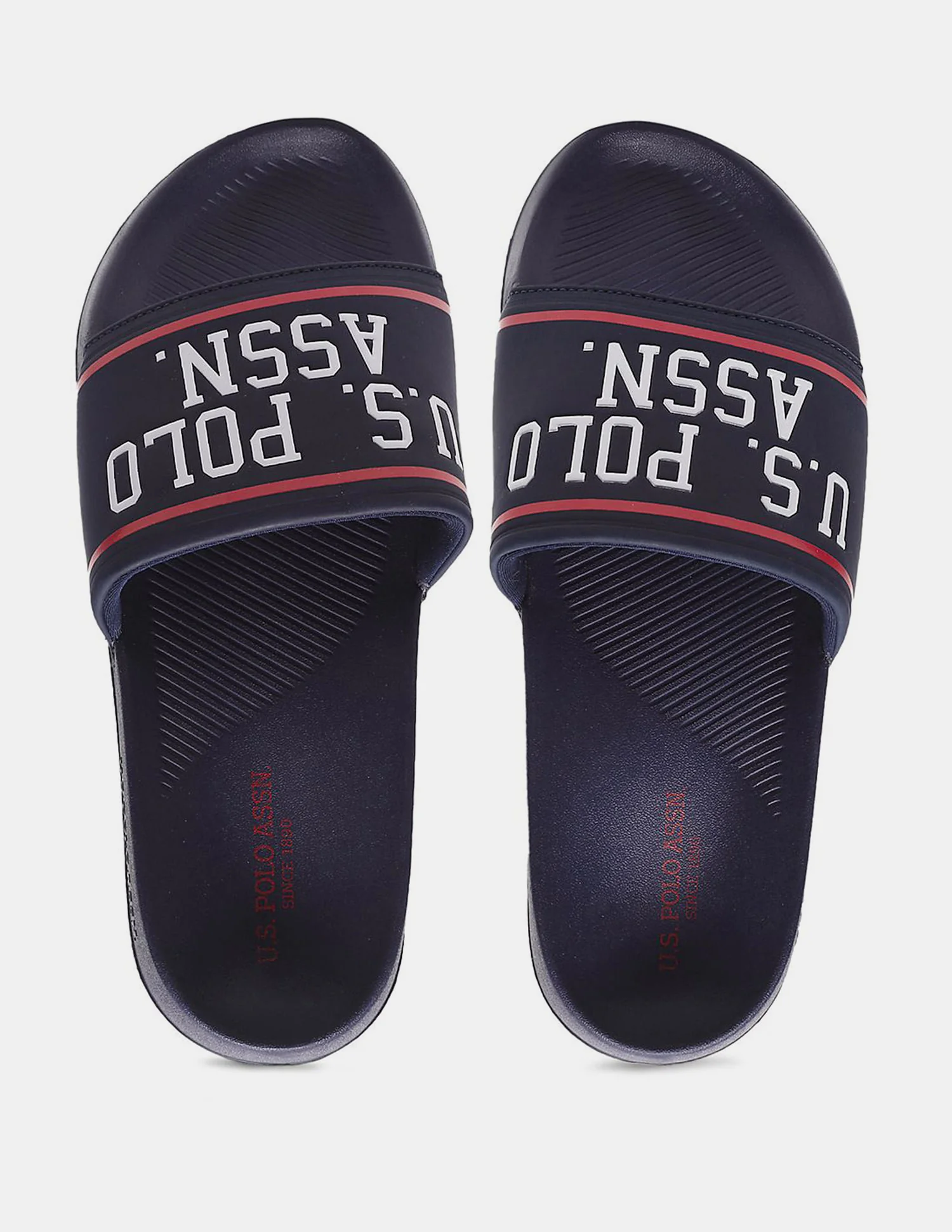 Men Brand Printed Trojan Sliders - Image 2