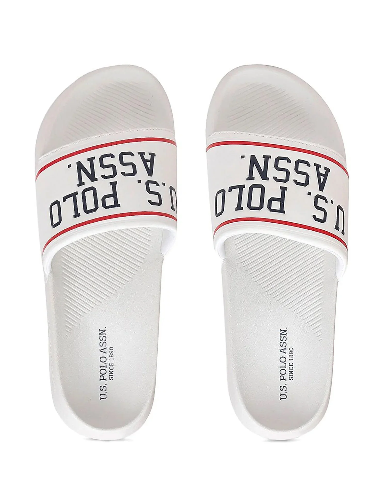 Men Brand Printed Trojan Sliders - Image 2