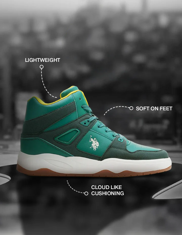 Men Bruce Mid Top Sneakers - Image 2