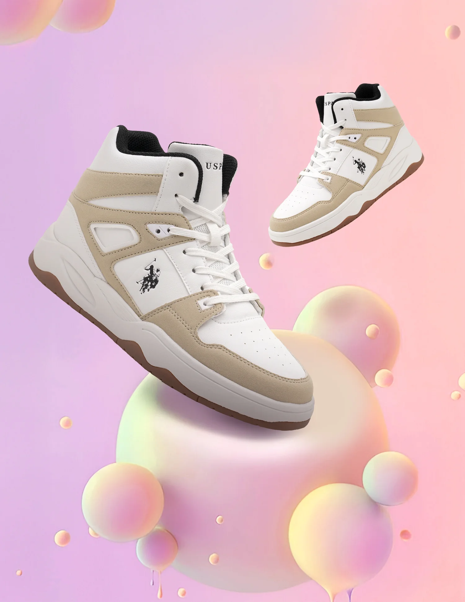Men Bruce Mid Top Sneakers - Image 2