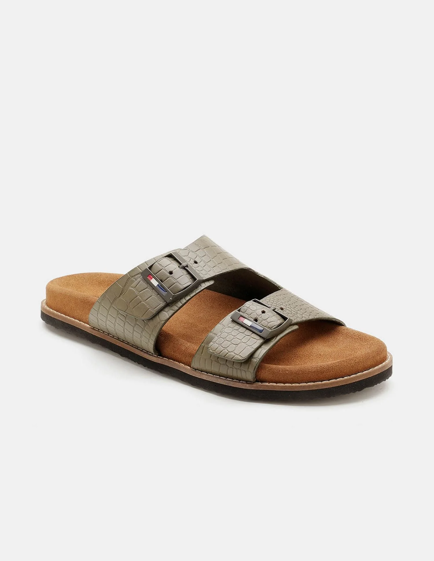 Men Buckle Strap Ace Slippers