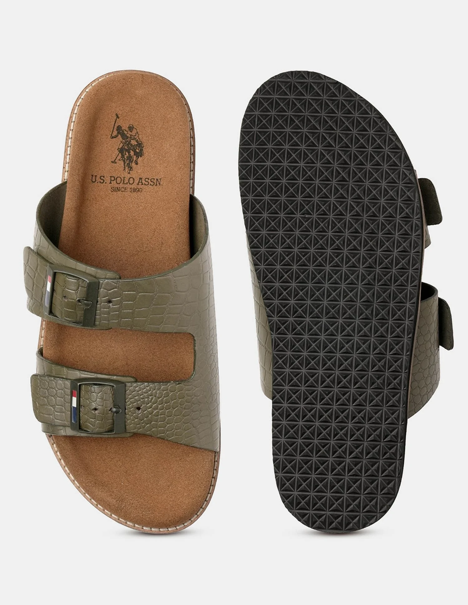 Men Buckle Strap Ace Slippers - Image 5