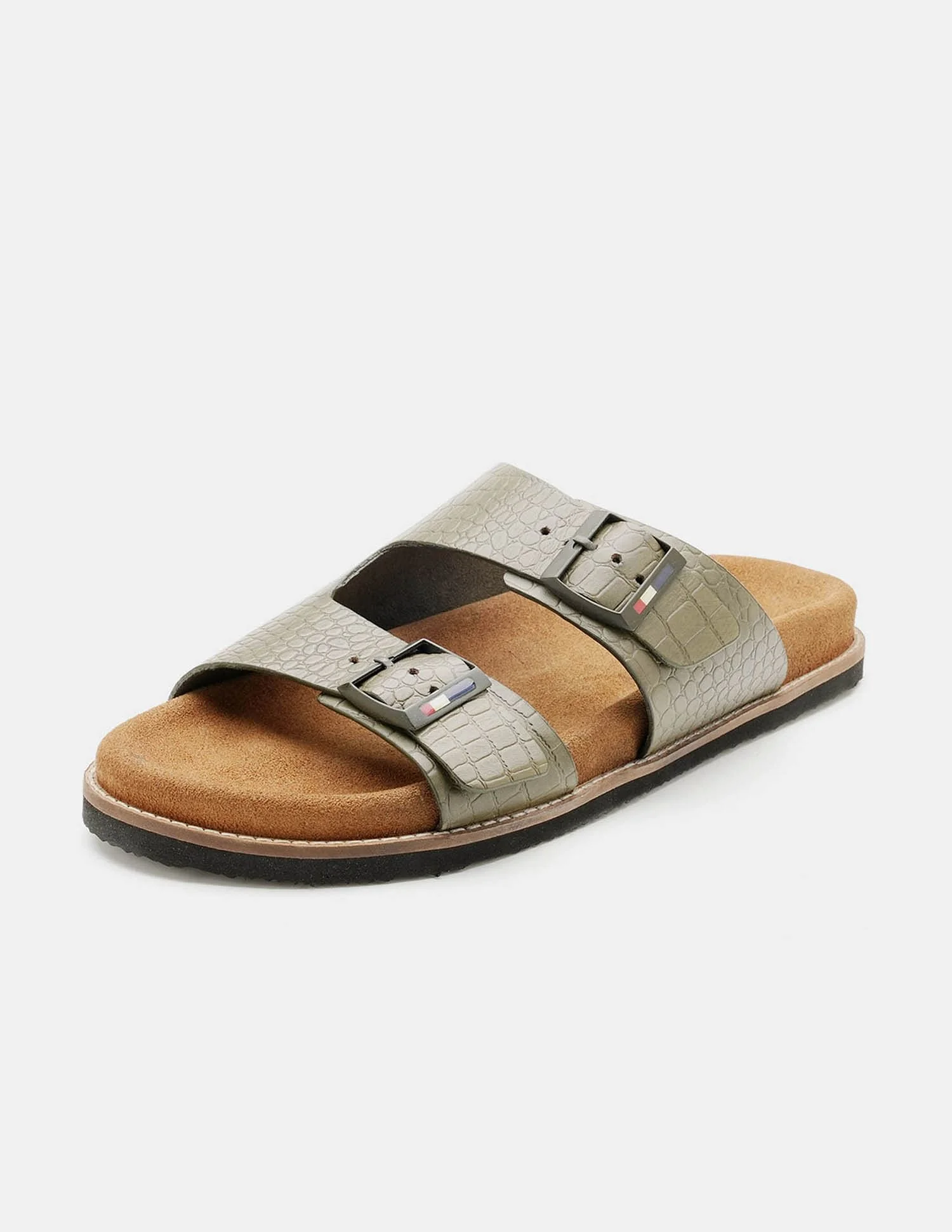 Men Buckle Strap Ace Slippers - Image 6