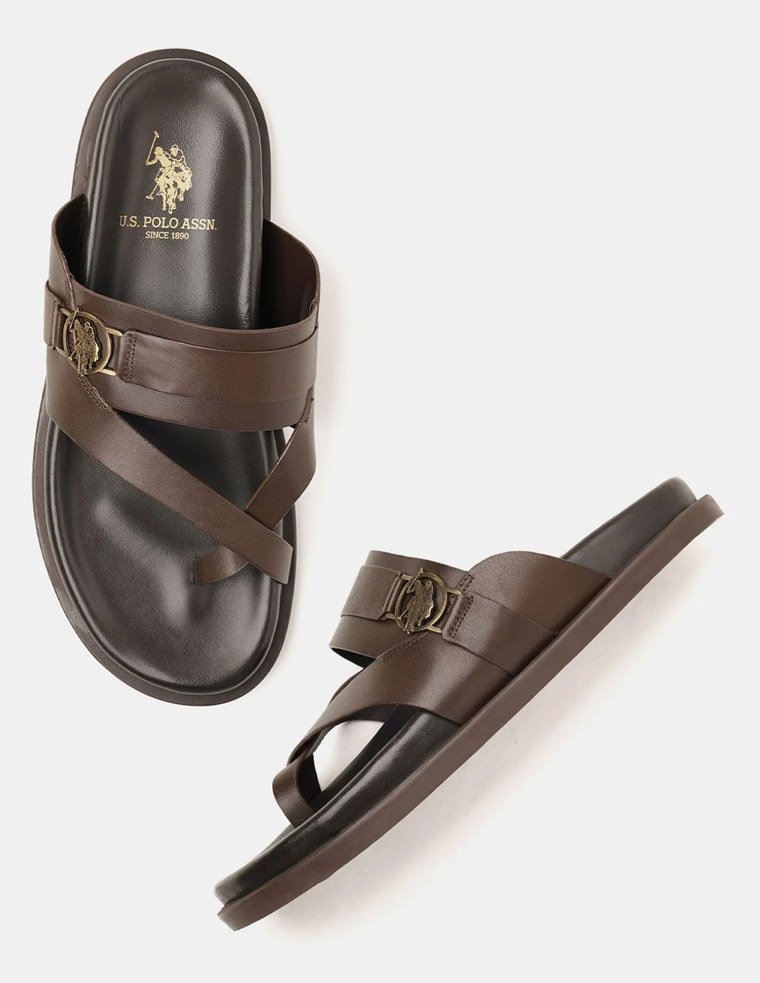 Men Buckle Strap Koke Sandals - Image 2