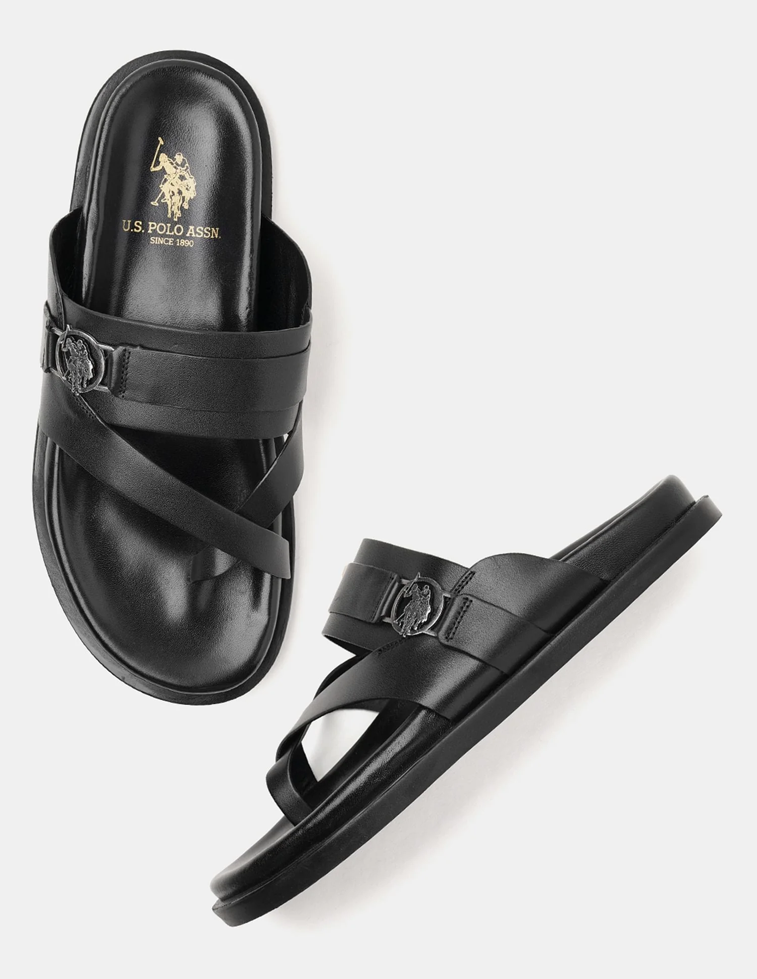 Men Buckle Strap Koke Sandals - Image 2