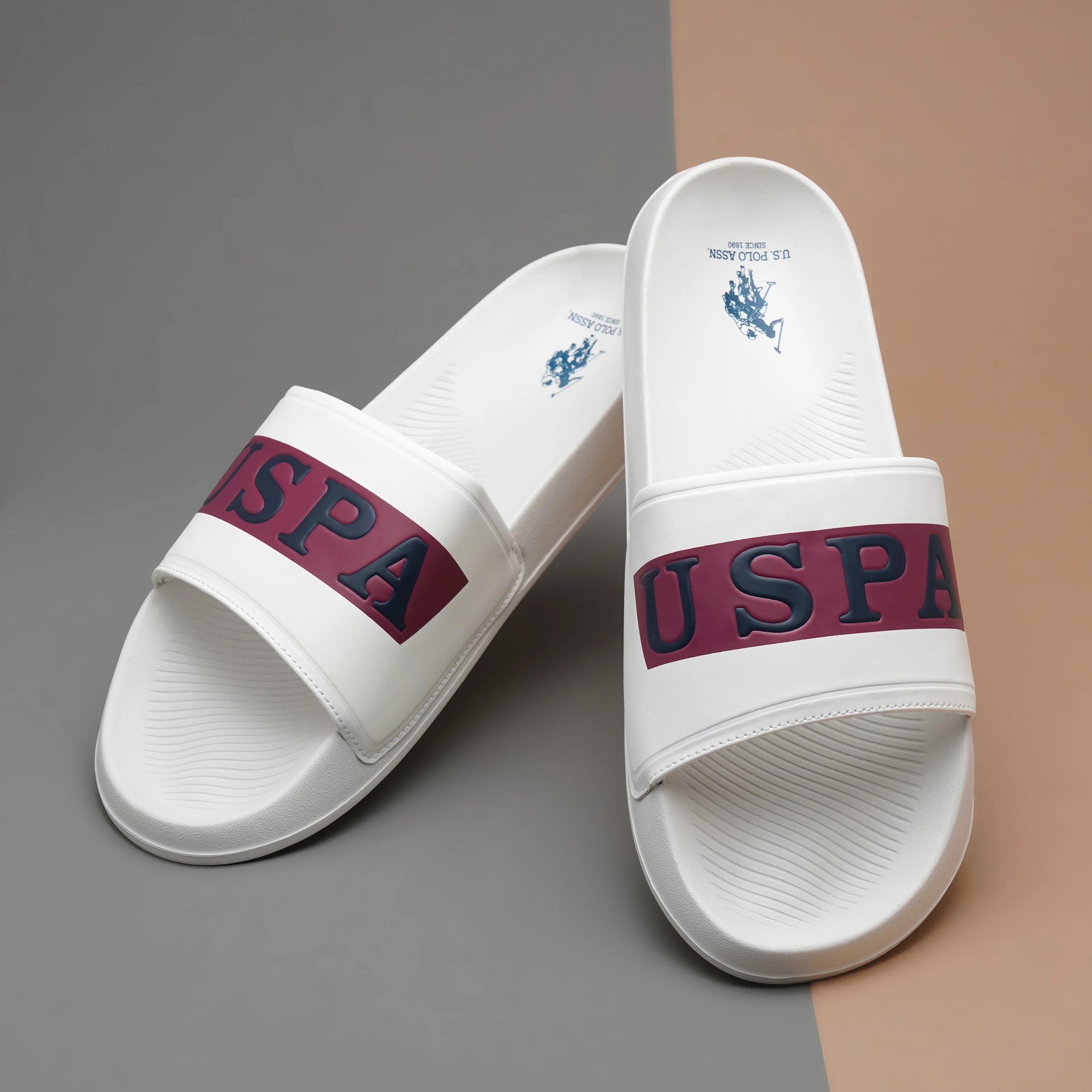 Men Ceder Brand Printed Sliders