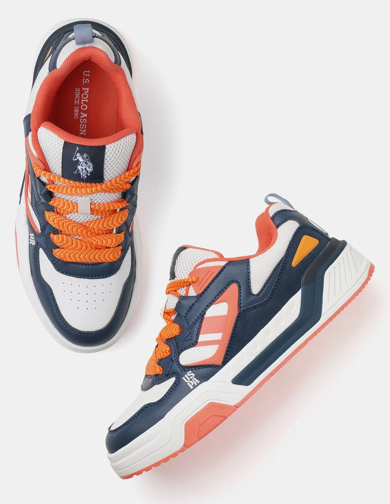 Men Damen Colour Blocked Sneakers - Image 4