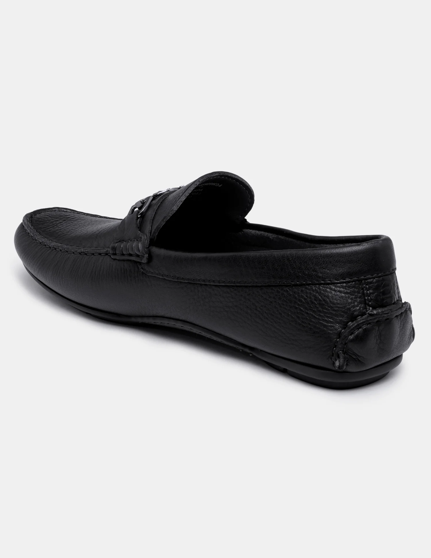 Men Elger Textured Leather Loafers - Image 3