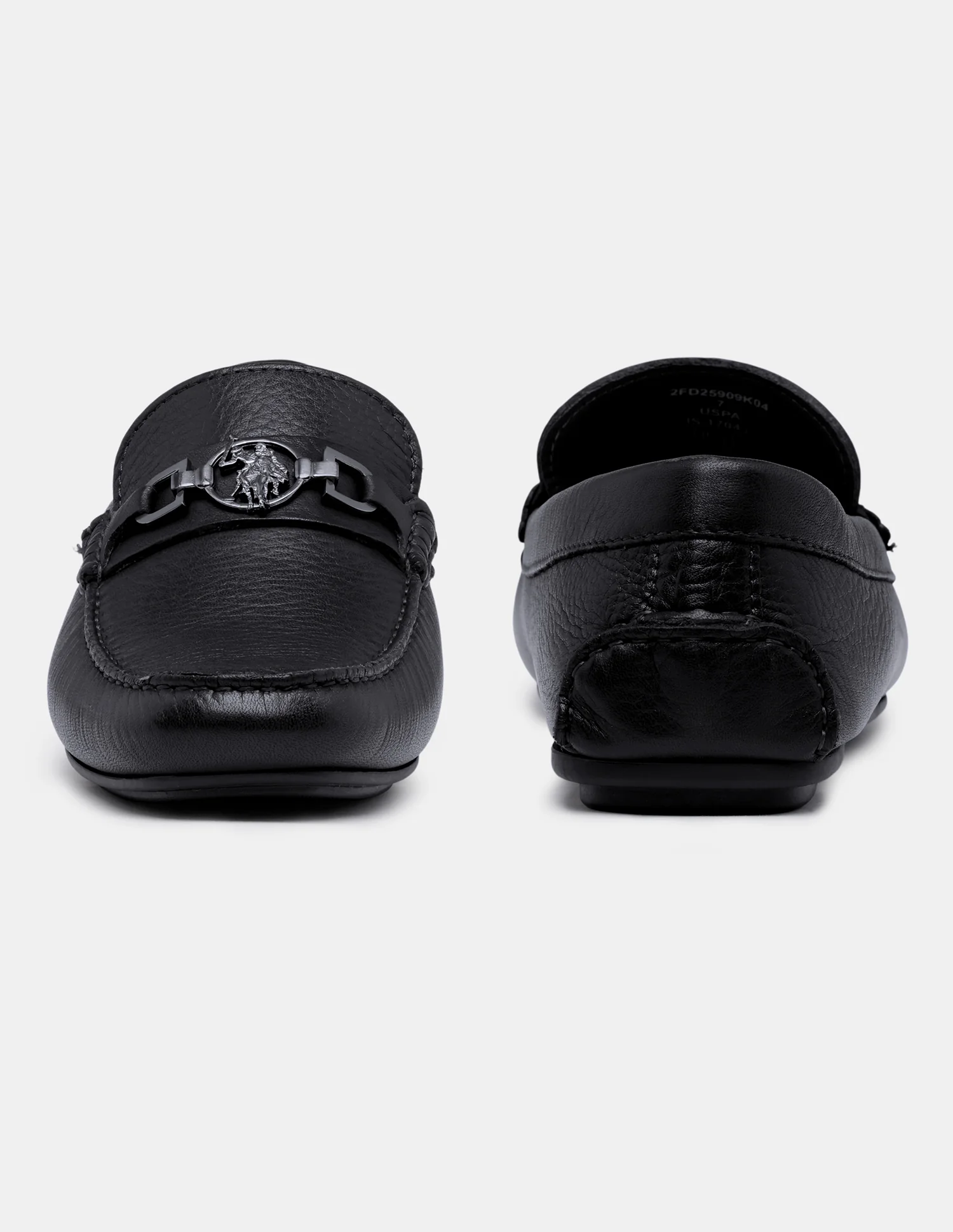 Men Elger Textured Leather Loafers - Image 8