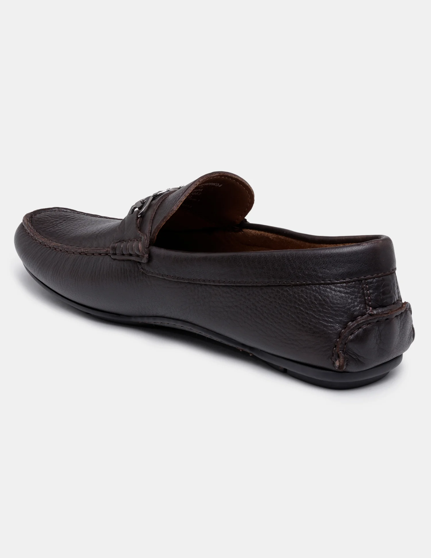 Men Elger Textured Leather Loafers - Image 3