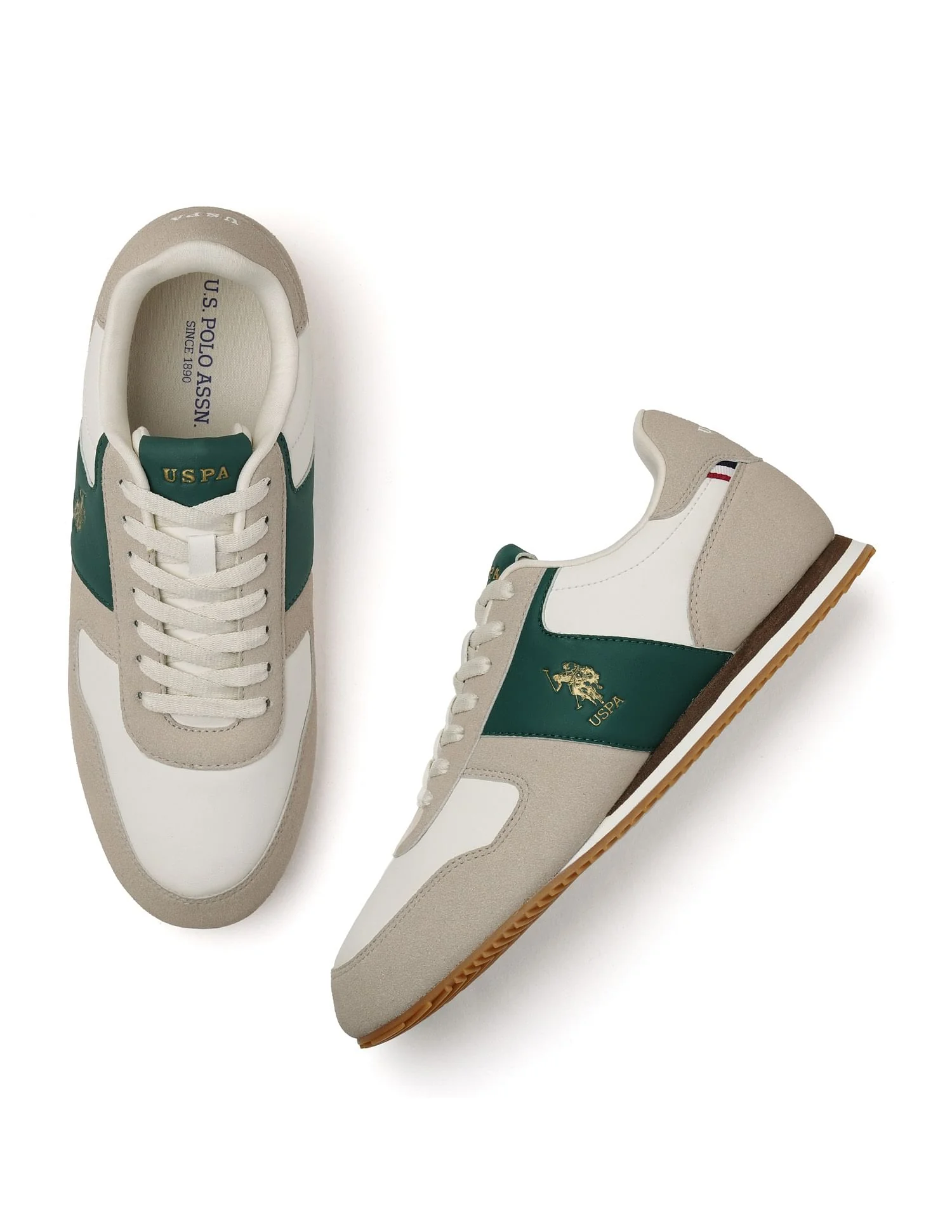 Men Enco Suede Colourblocked Sneakers - Image 3