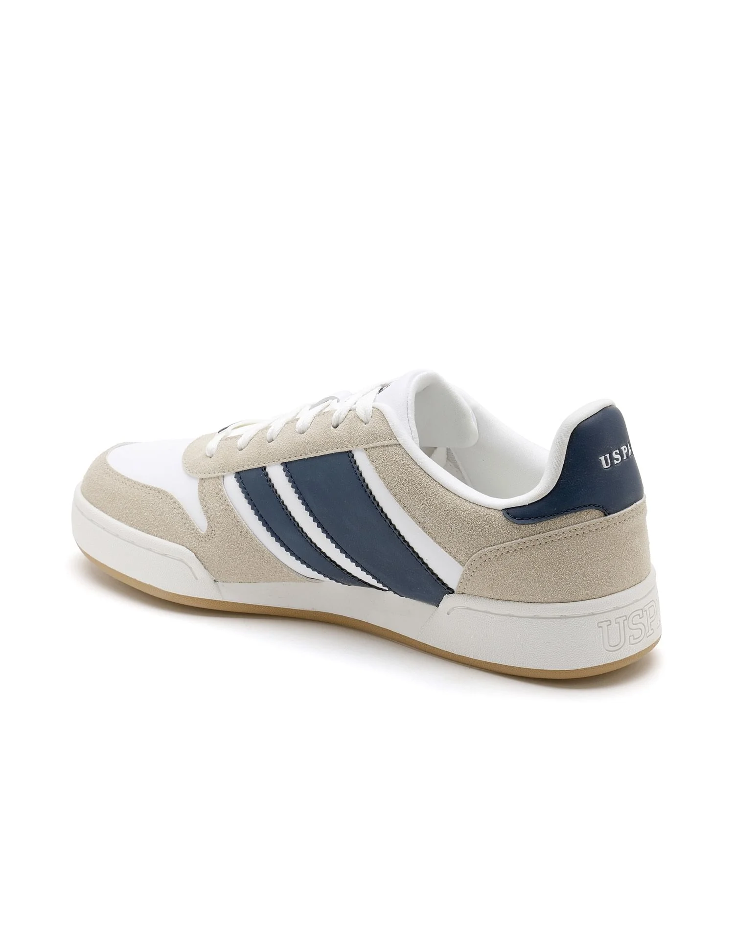 Men Gren Suede Colourblocked Sneakers - Image 4
