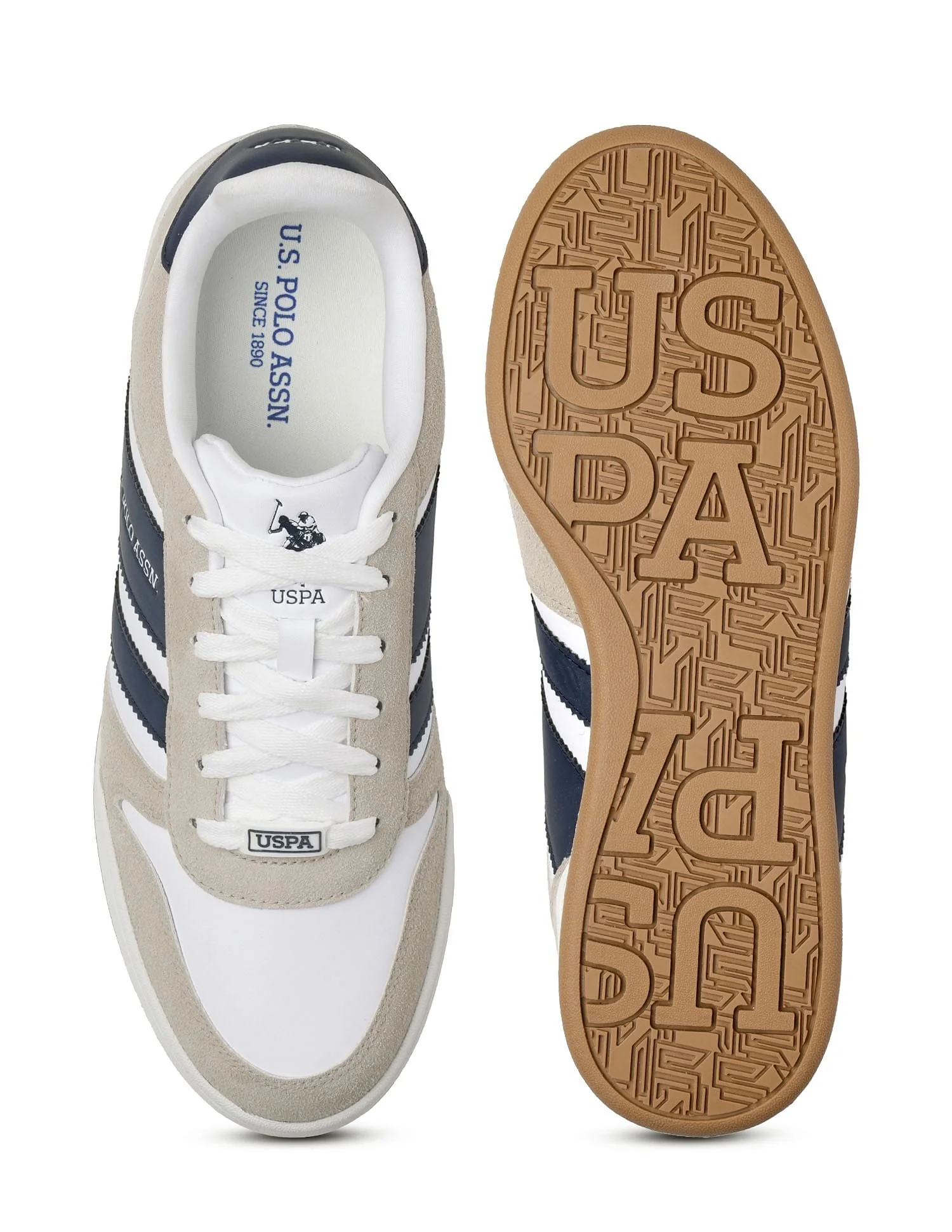 Men Gren Suede Colourblocked Sneakers - Image 6
