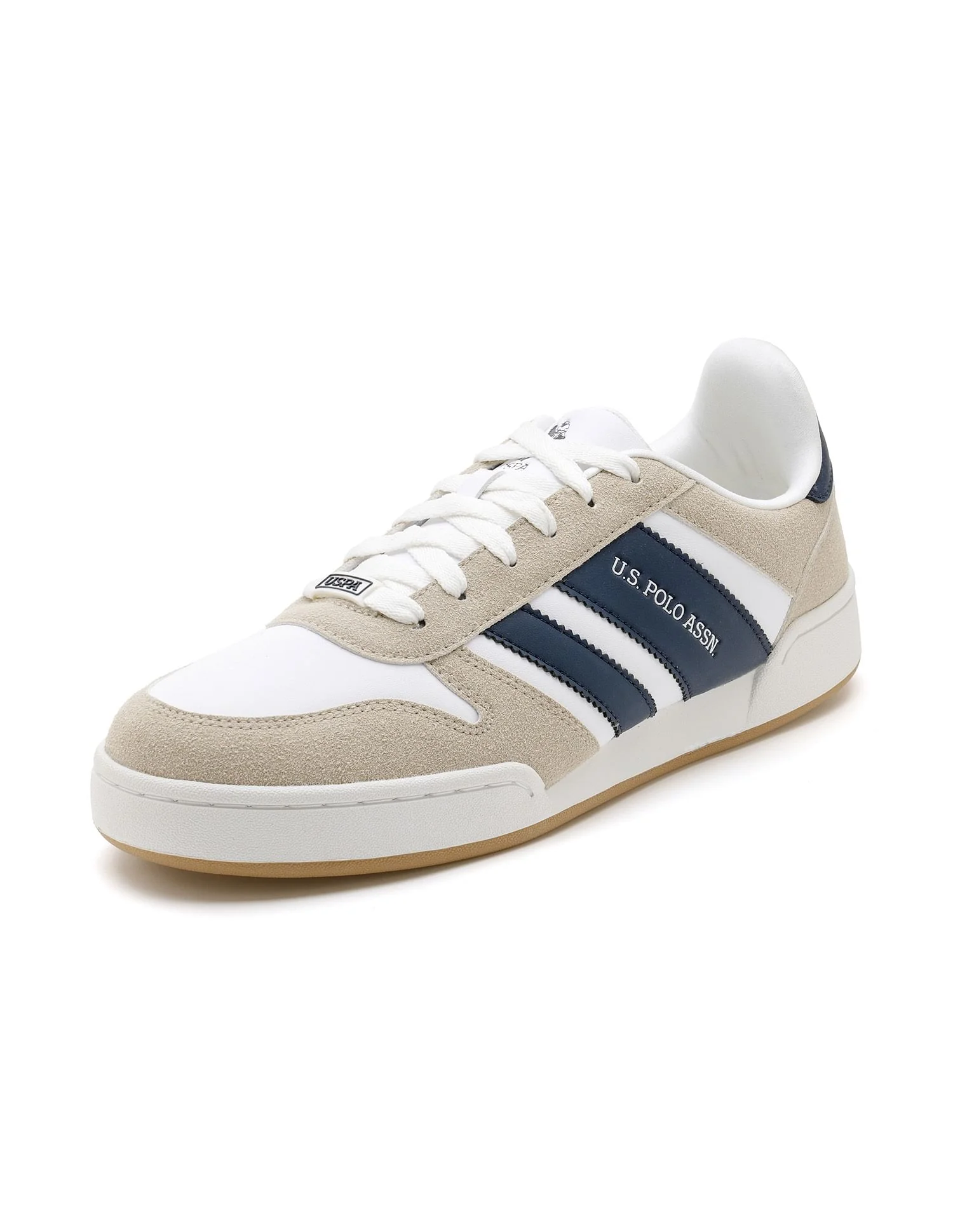 Men Gren Suede Colourblocked Sneakers - Image 7