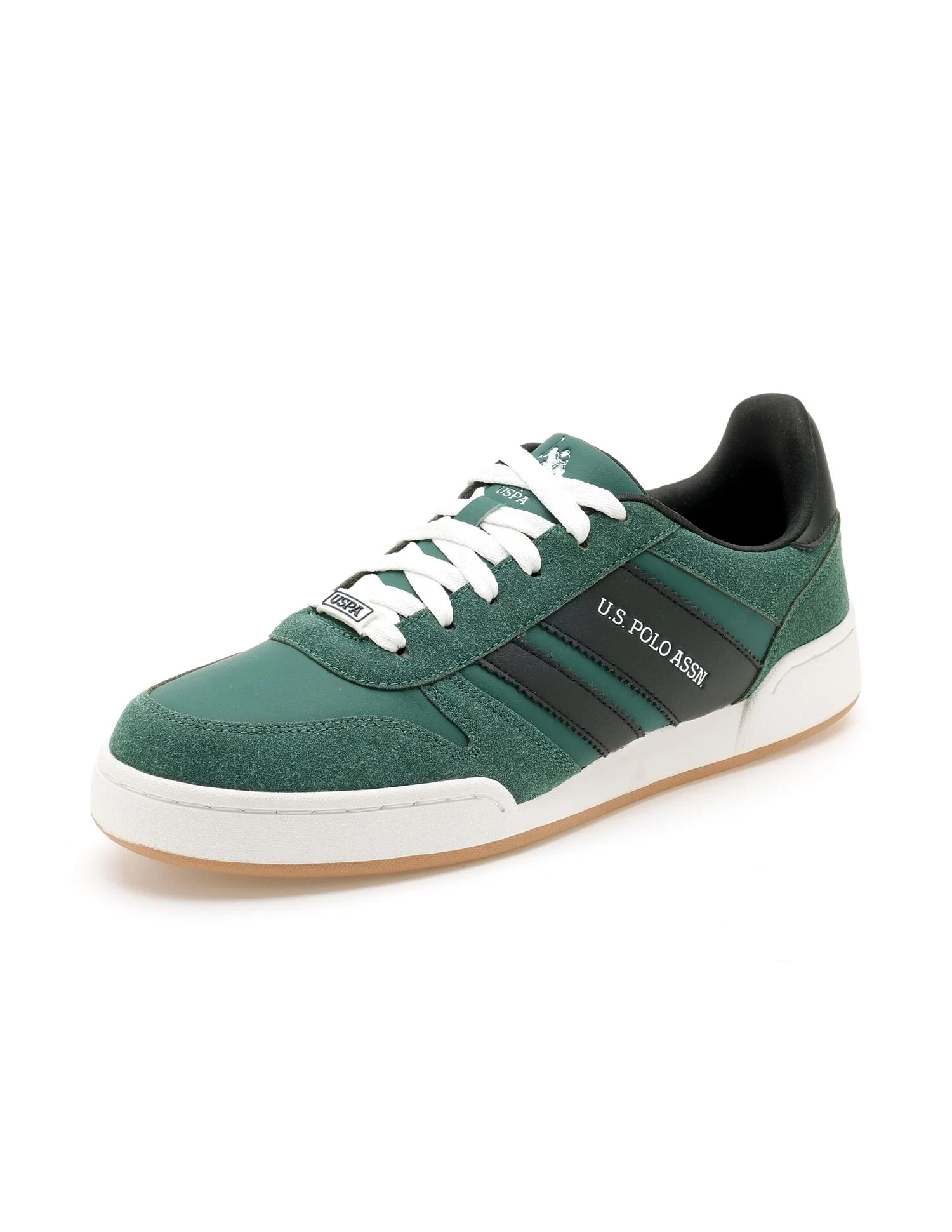 Men Gren Suede Colourblocked Sneakers - Image 7