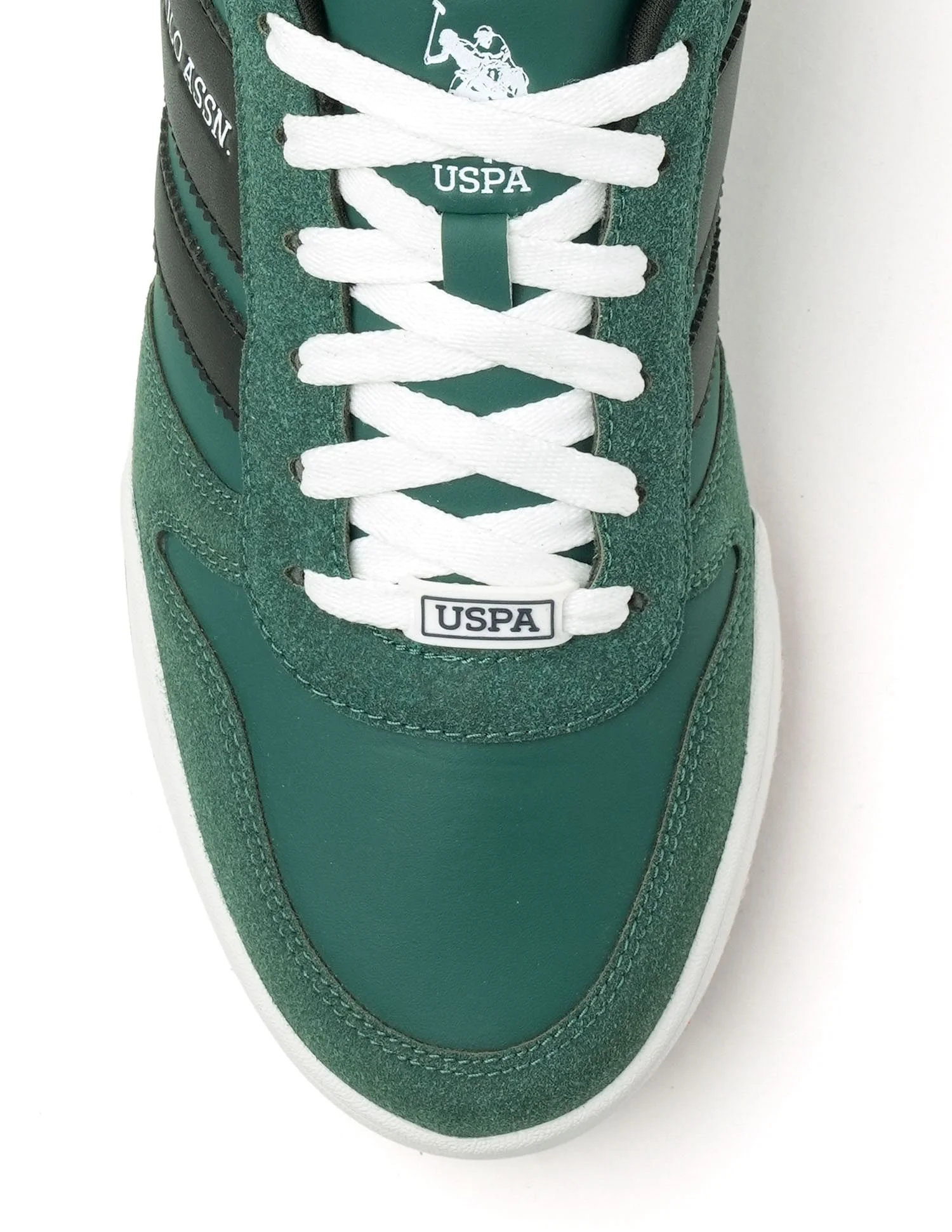 Men Gren Suede Colourblocked Sneakers - Image 8