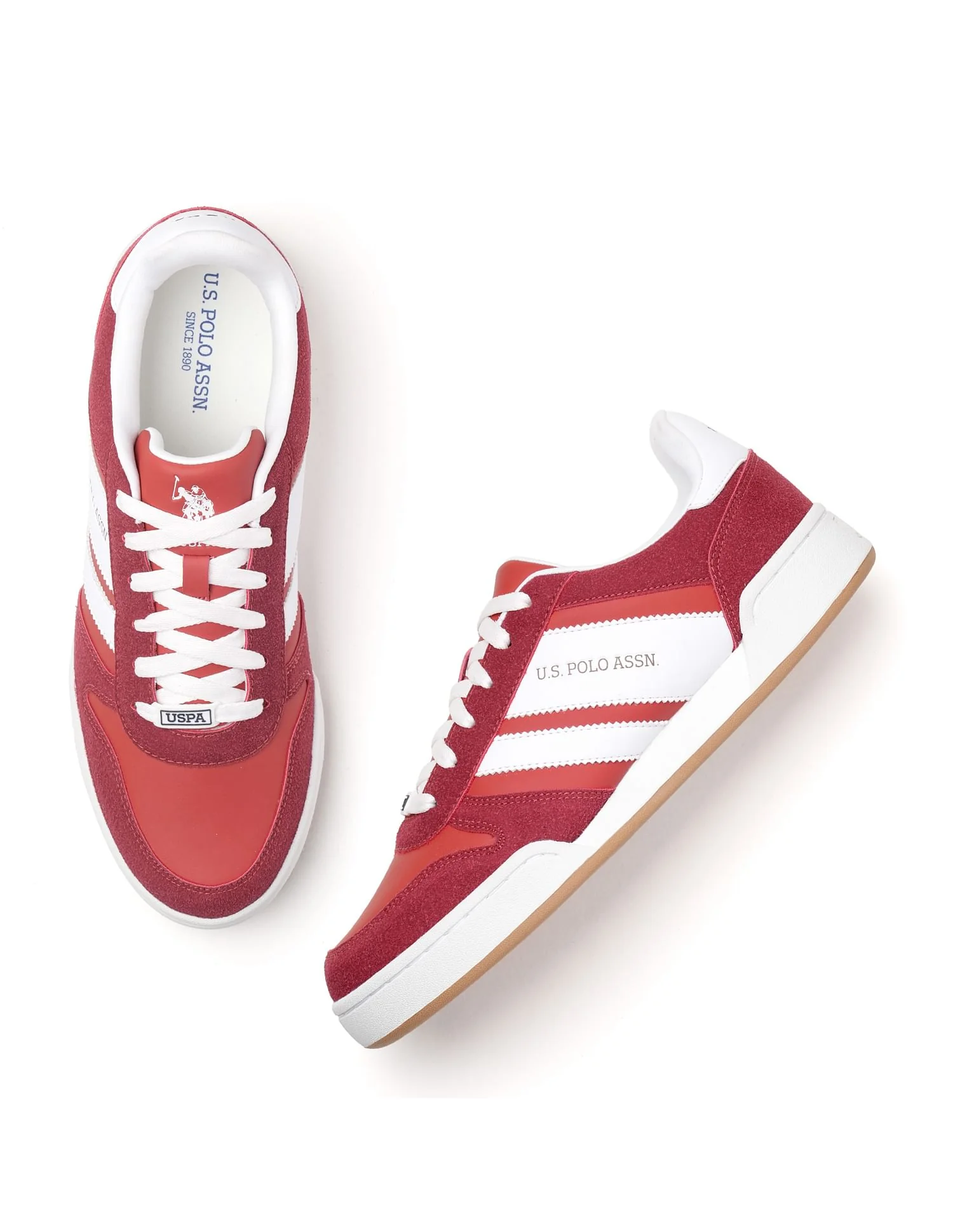 Men Gren Suede Colourblocked Sneakers - Image 3