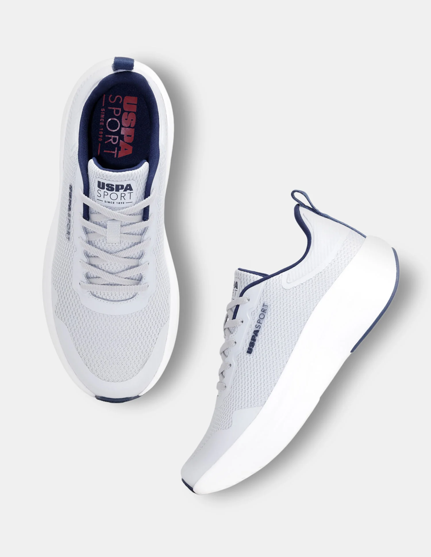 Men Grey Blaze Uspa Sport Sneakers - Image 3