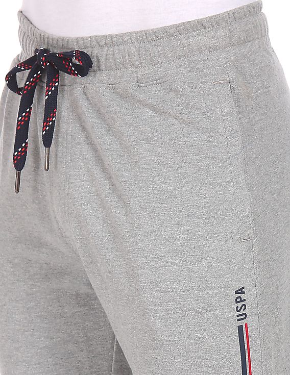 Men Grey I673 Comfort Fit Solid Cotton Polyester Lounge Pants - Pack Of 1 - Image 5