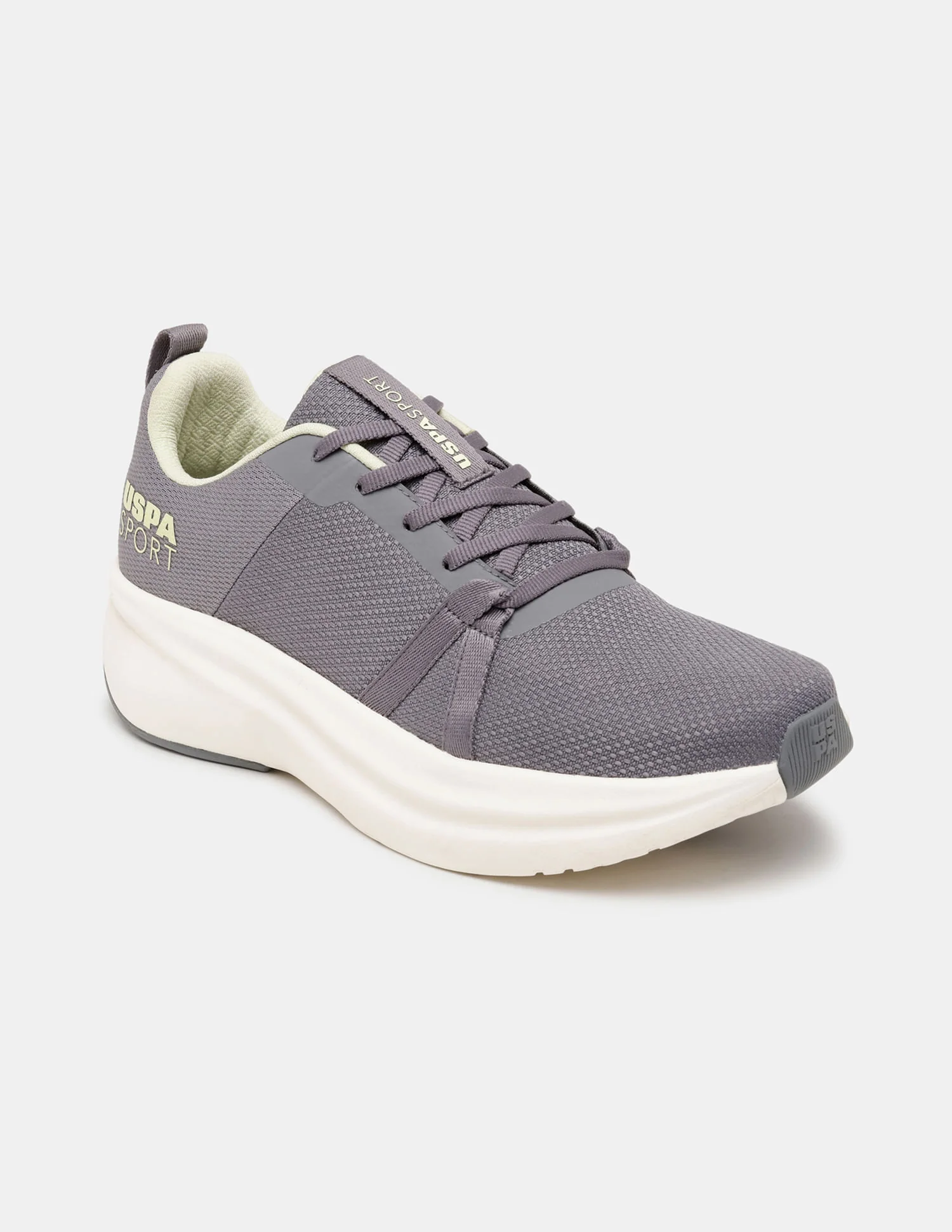Men Grey Lance Uspa Sport Sneakers - Image 2