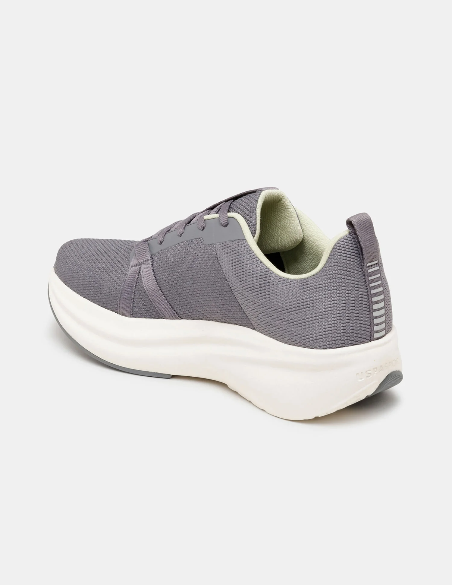 Men Grey Lance Uspa Sport Sneakers - Image 5