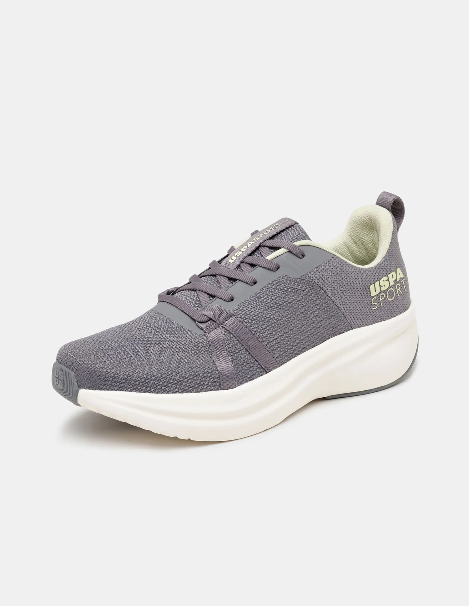 Men Grey Lance Uspa Sport Sneakers - Image 7