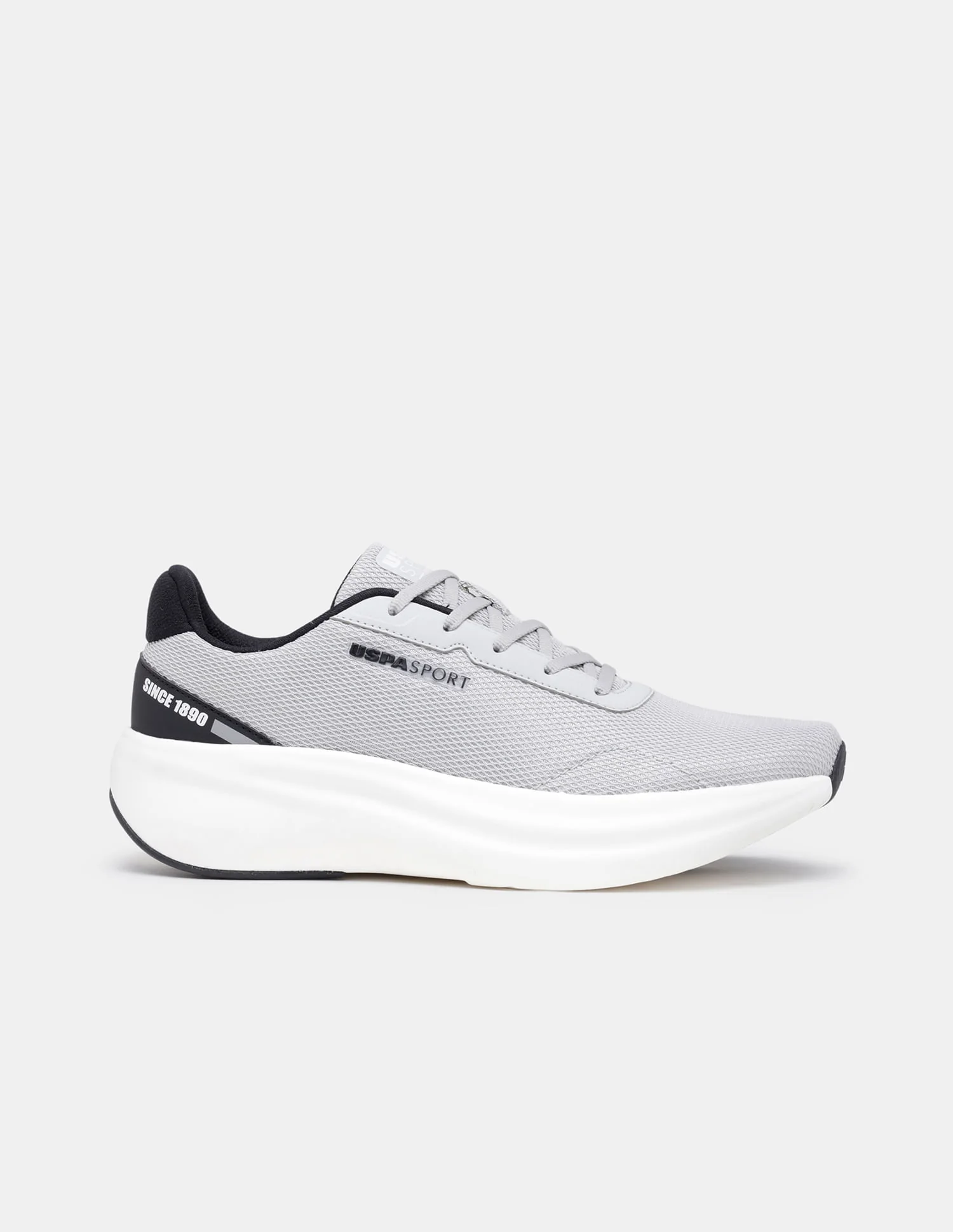 Men Grey Ryder Uspa Sport Sneakers - Image 6