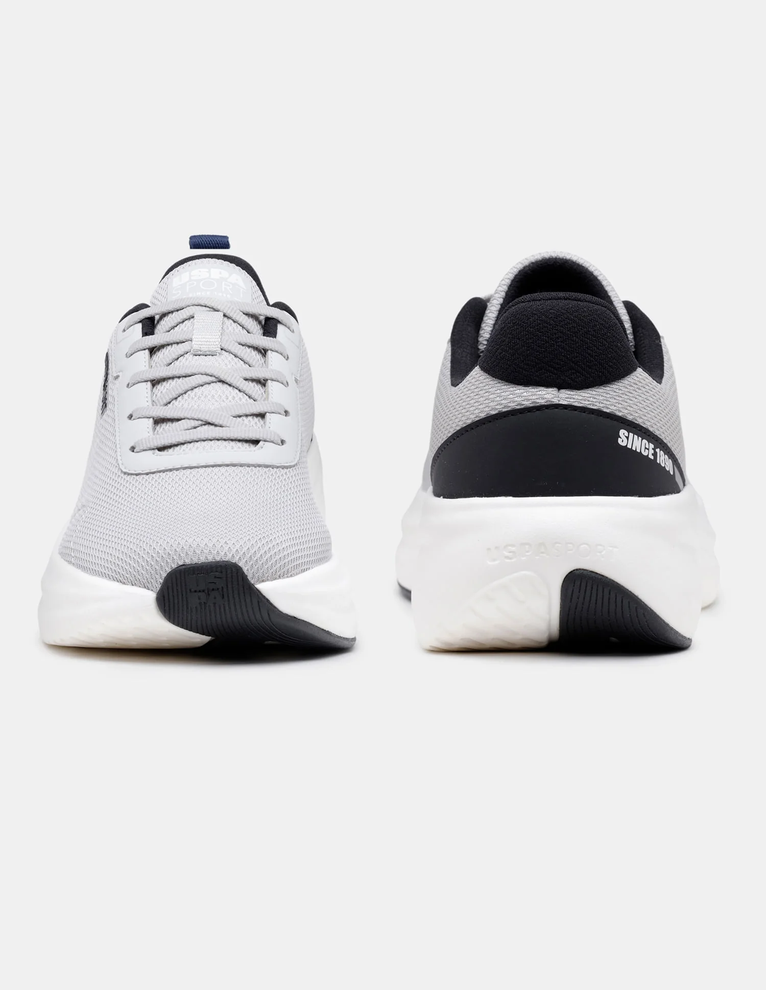 Men Grey Ryder Uspa Sport Sneakers - Image 8