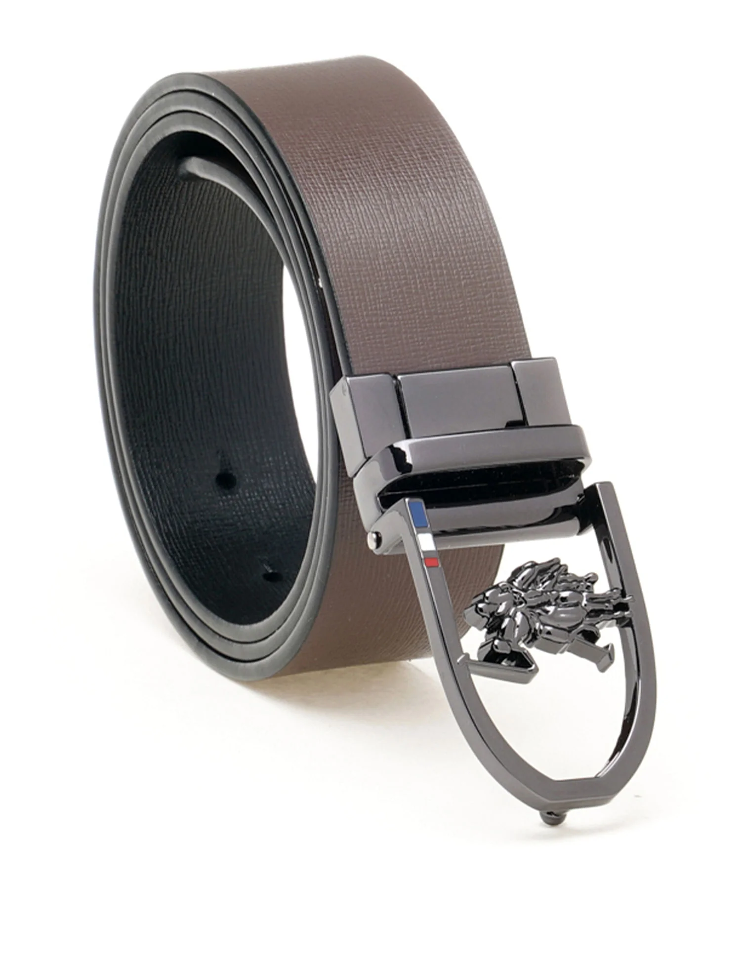 Men Leather Reversible Belt - Image 2