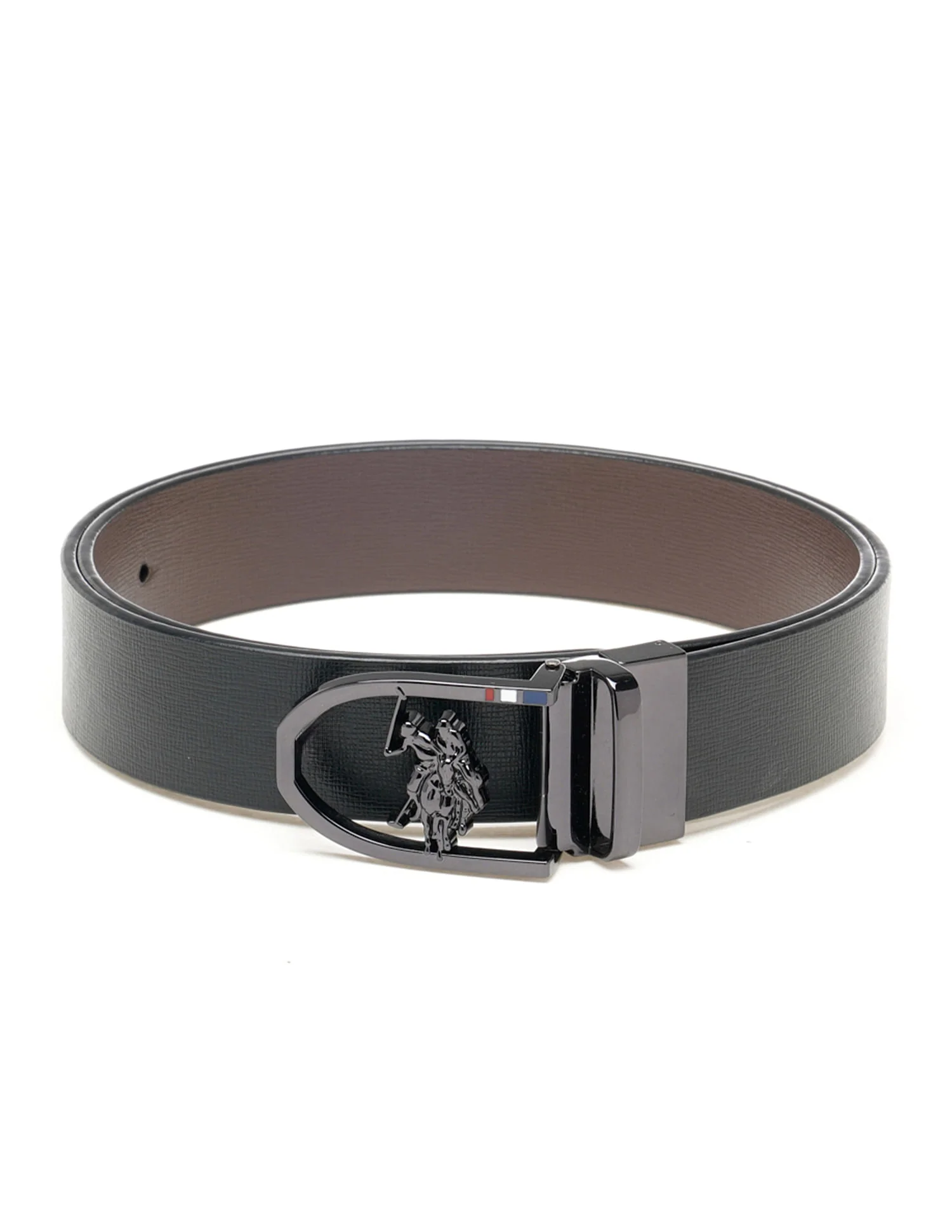 Men Leather Reversible Belt - Image 3