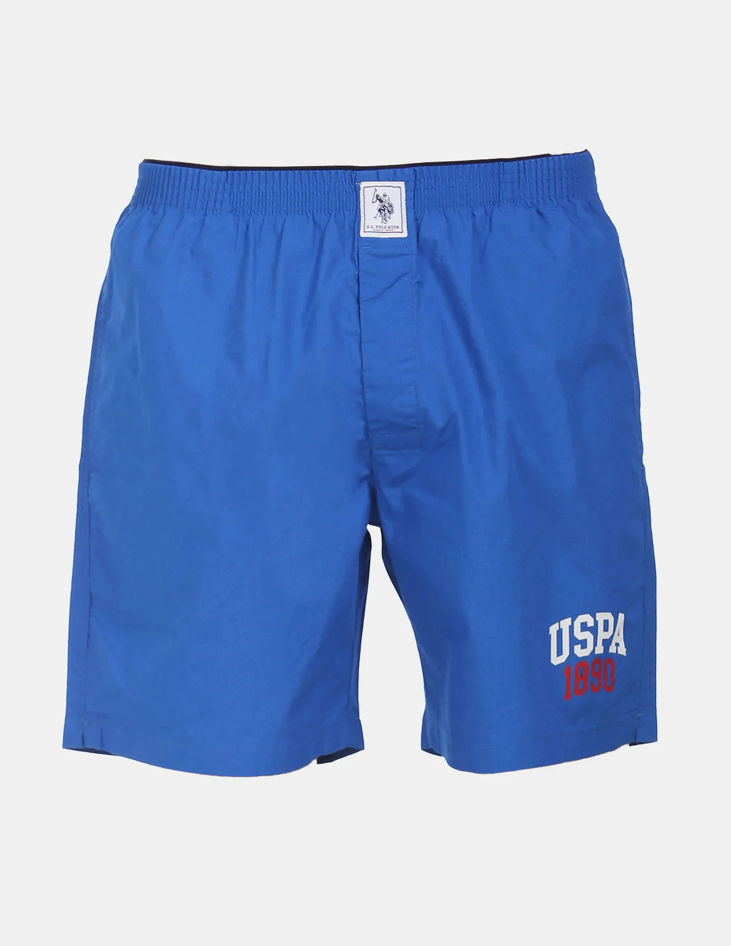 Men Mid. Blue IYAA Comfort Fit solid Cotton Boxers - Pack Of 1 - Image 2