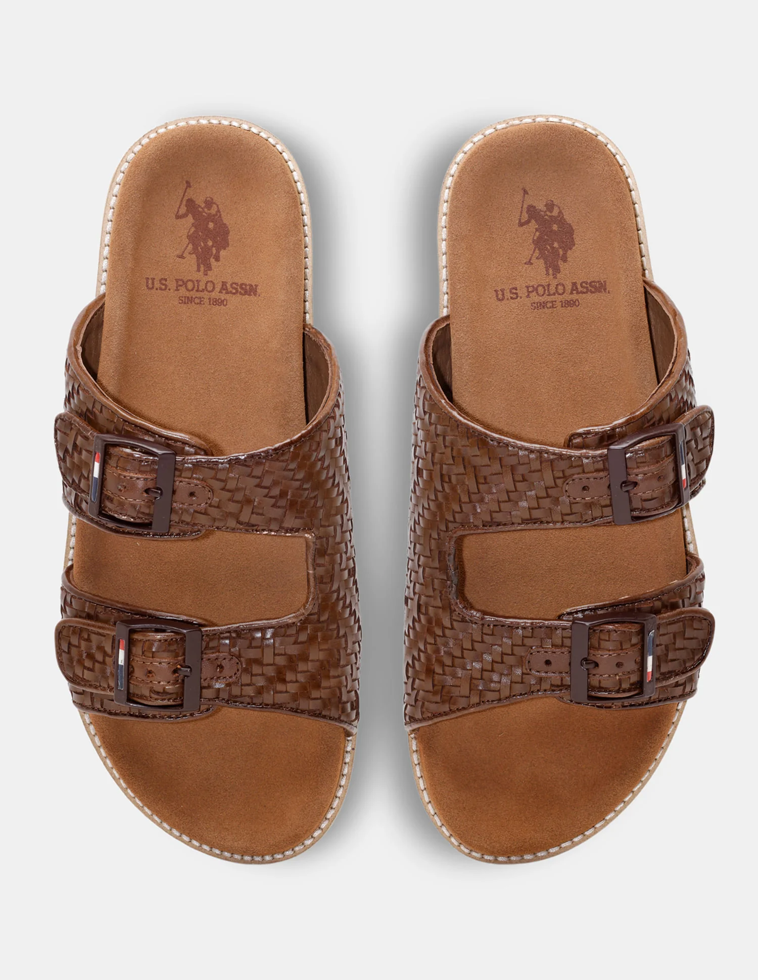 Men Miley Double Strap Flip Flops - Image 9