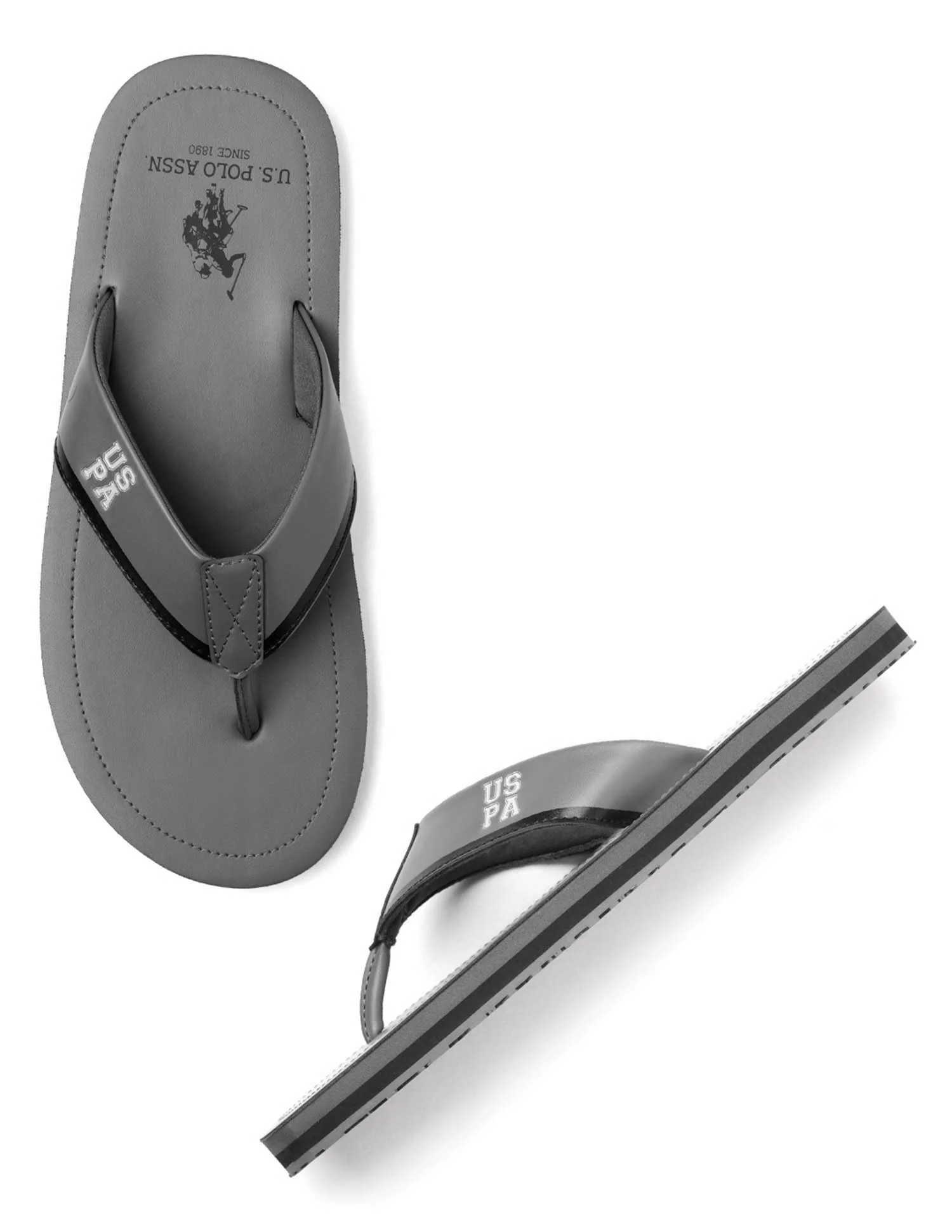 Men Musa Solid Flip Flops - Image 2