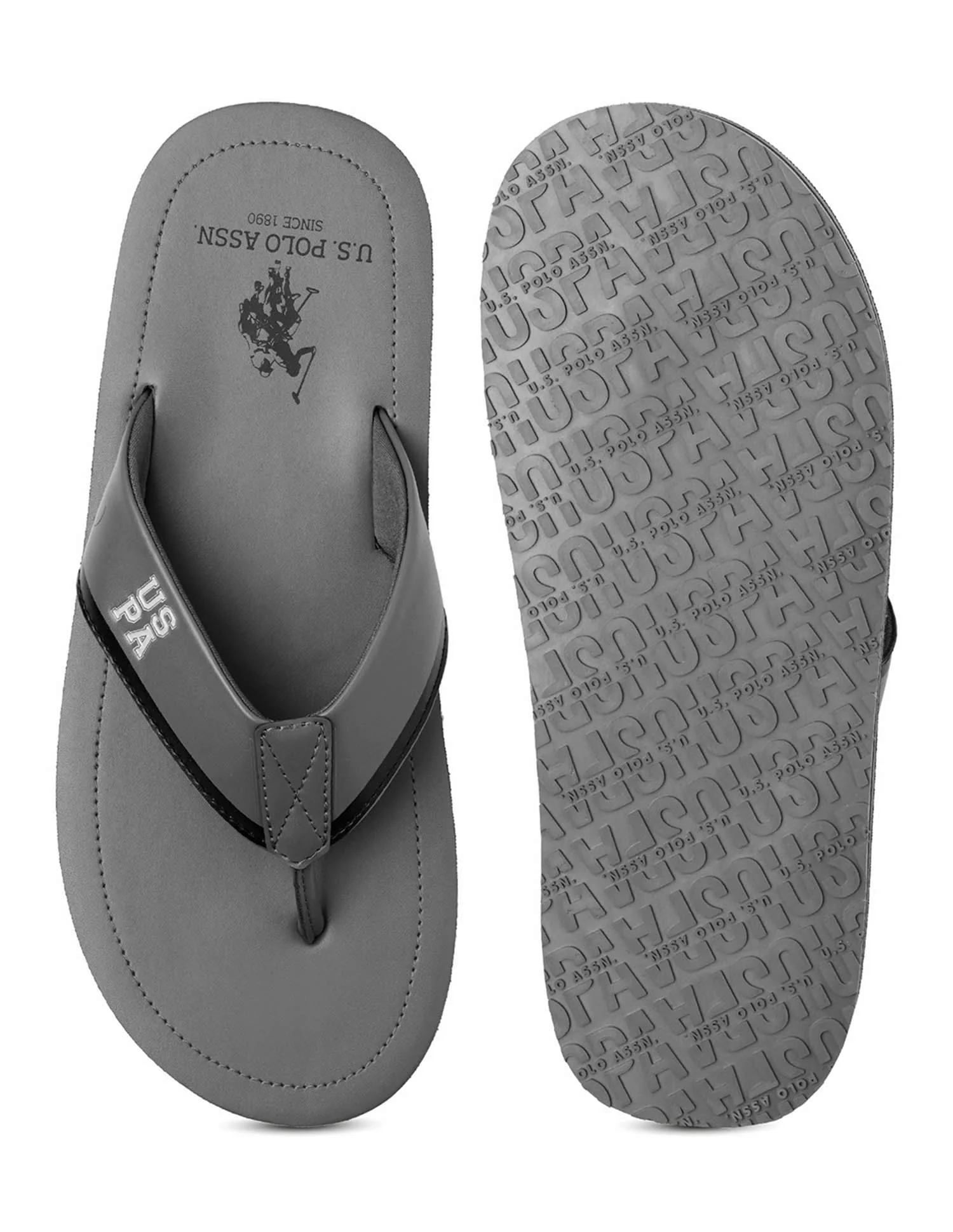 Men Musa Solid Flip Flops - Image 5