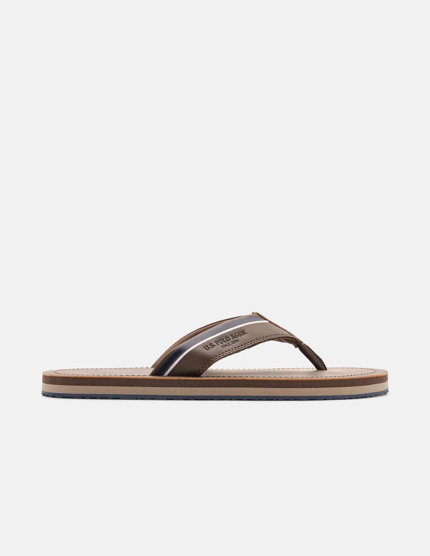 Men Nesta Striped Flip Flops - Image 4