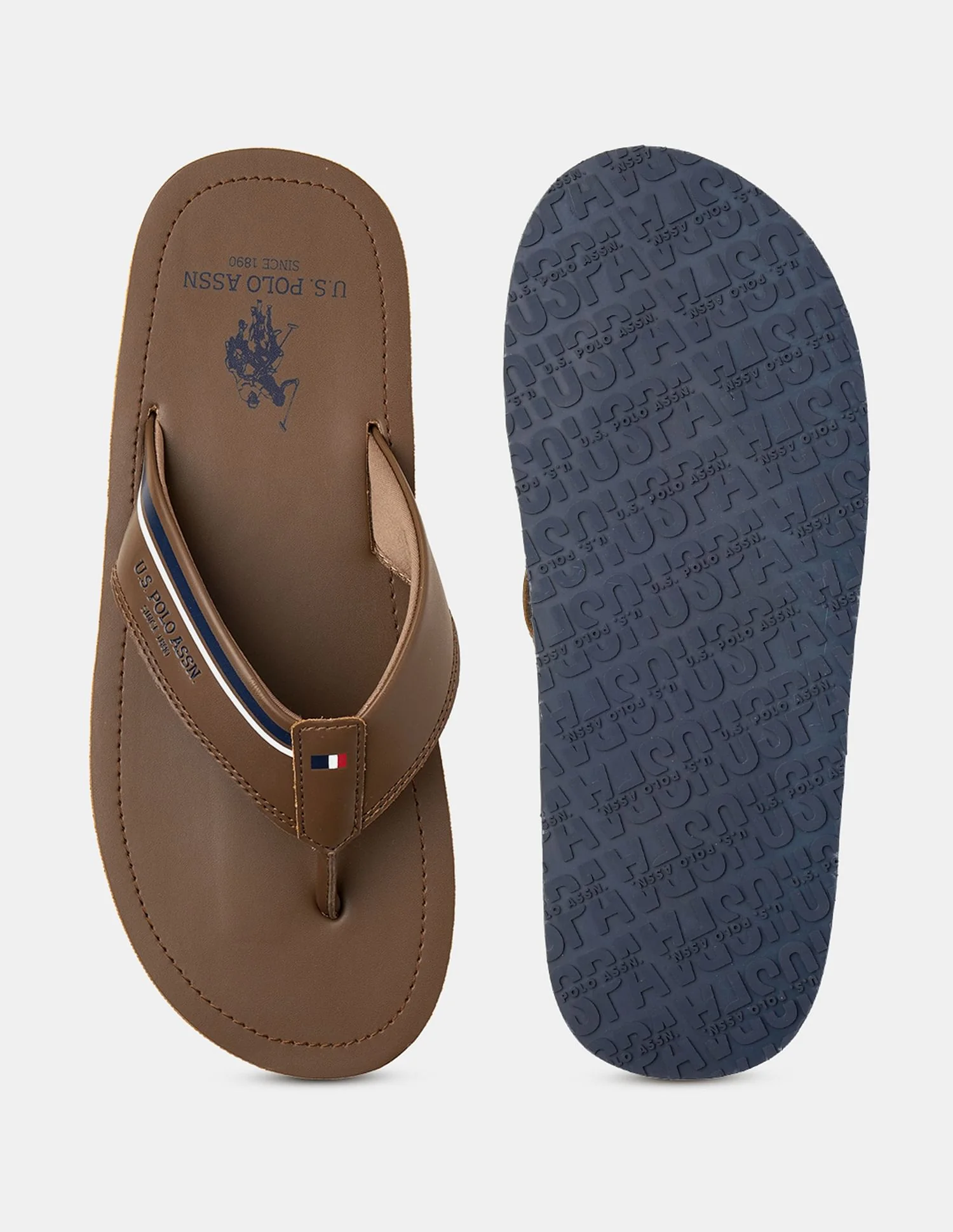 Men Nesta Striped Flip Flops - Image 5