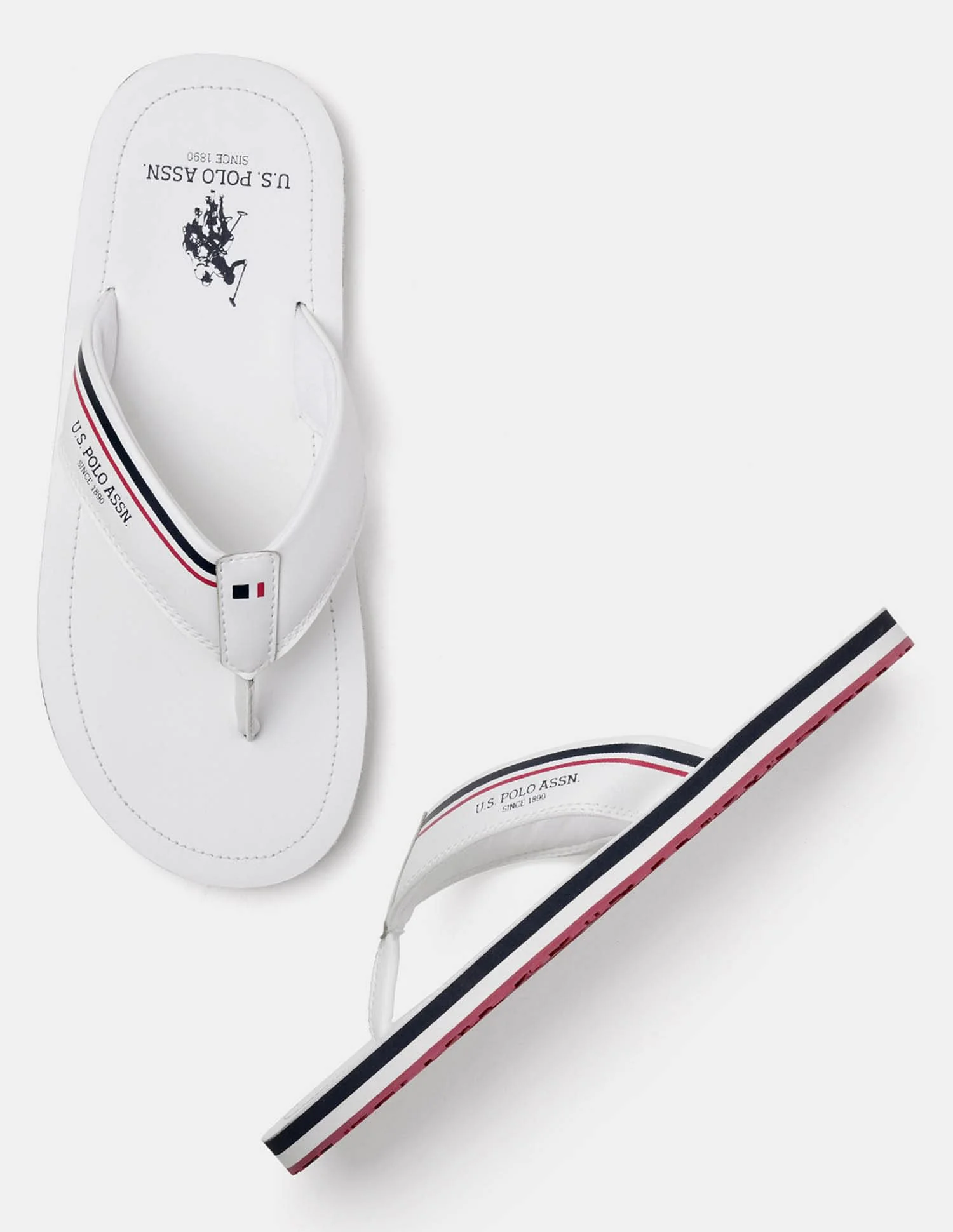 Men Nesta Striped Flip Flops - Image 2