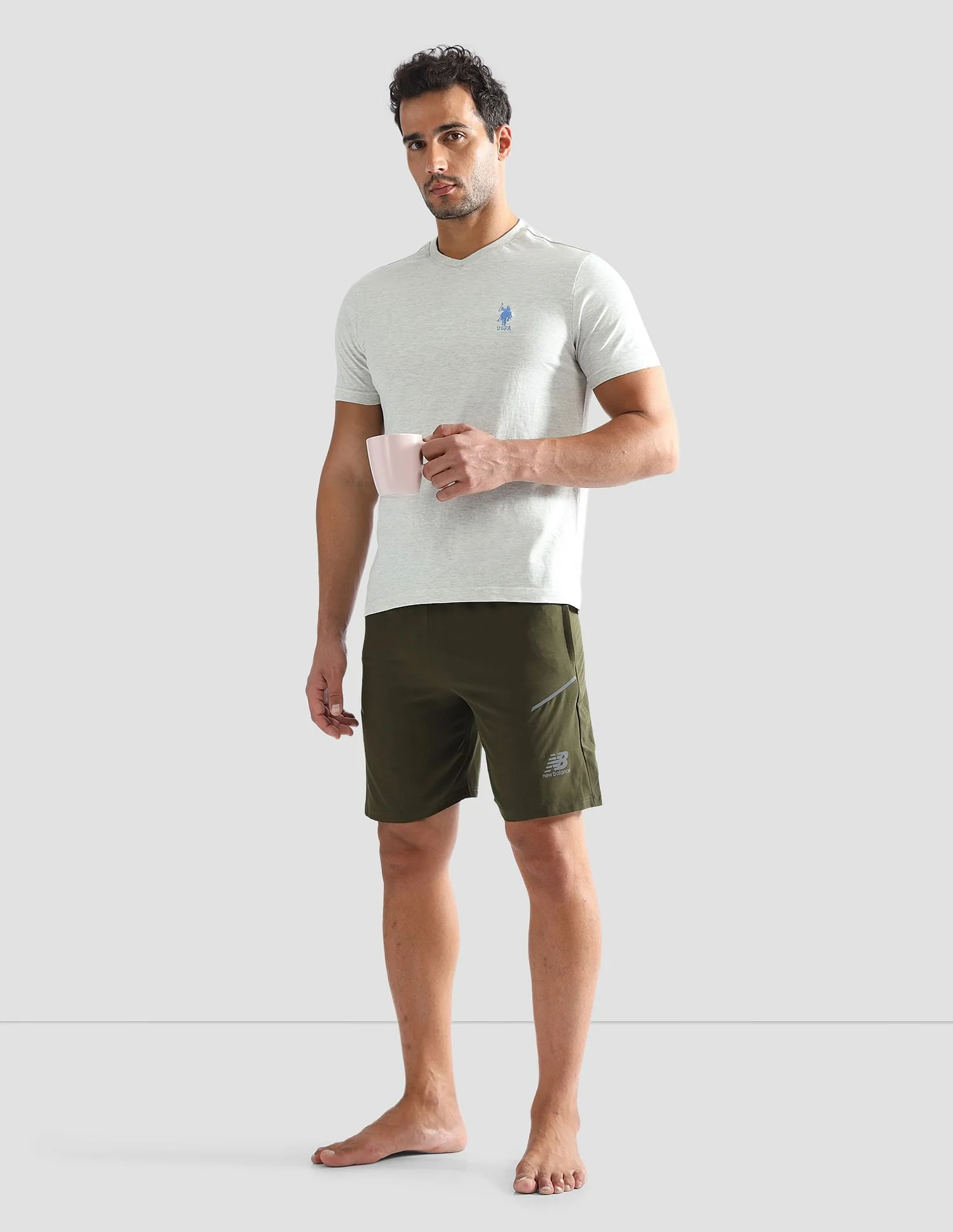 Men Off White I638 Comfort Fit Solid Cotton T-Shirt - Pack Of 1 - Image 3
