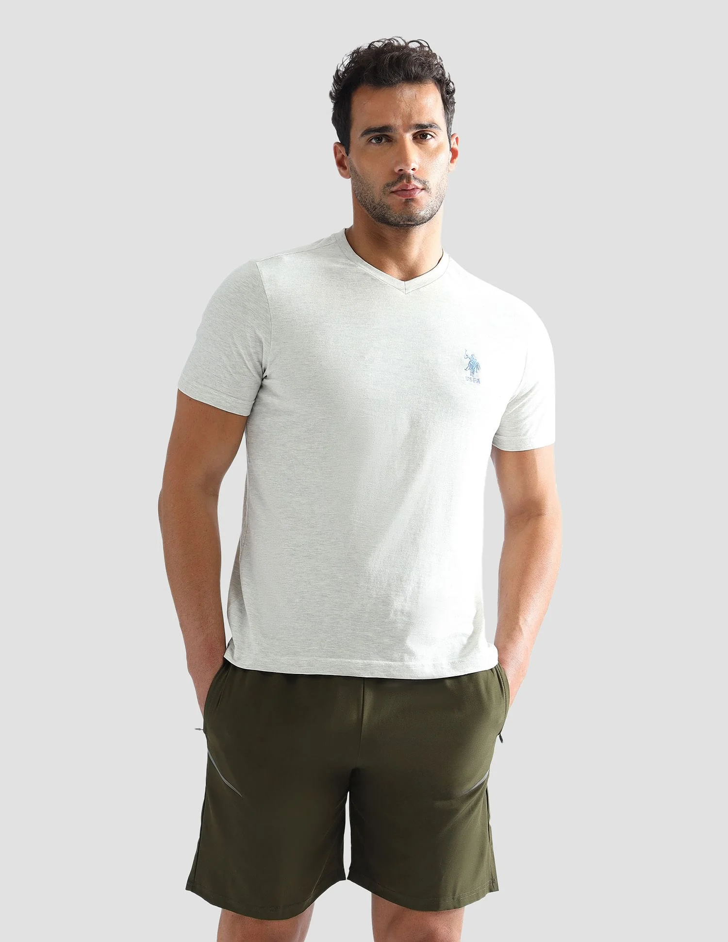 Men Off White I638 Comfort Fit Solid Cotton T-Shirt - Pack Of 1 - Image 6