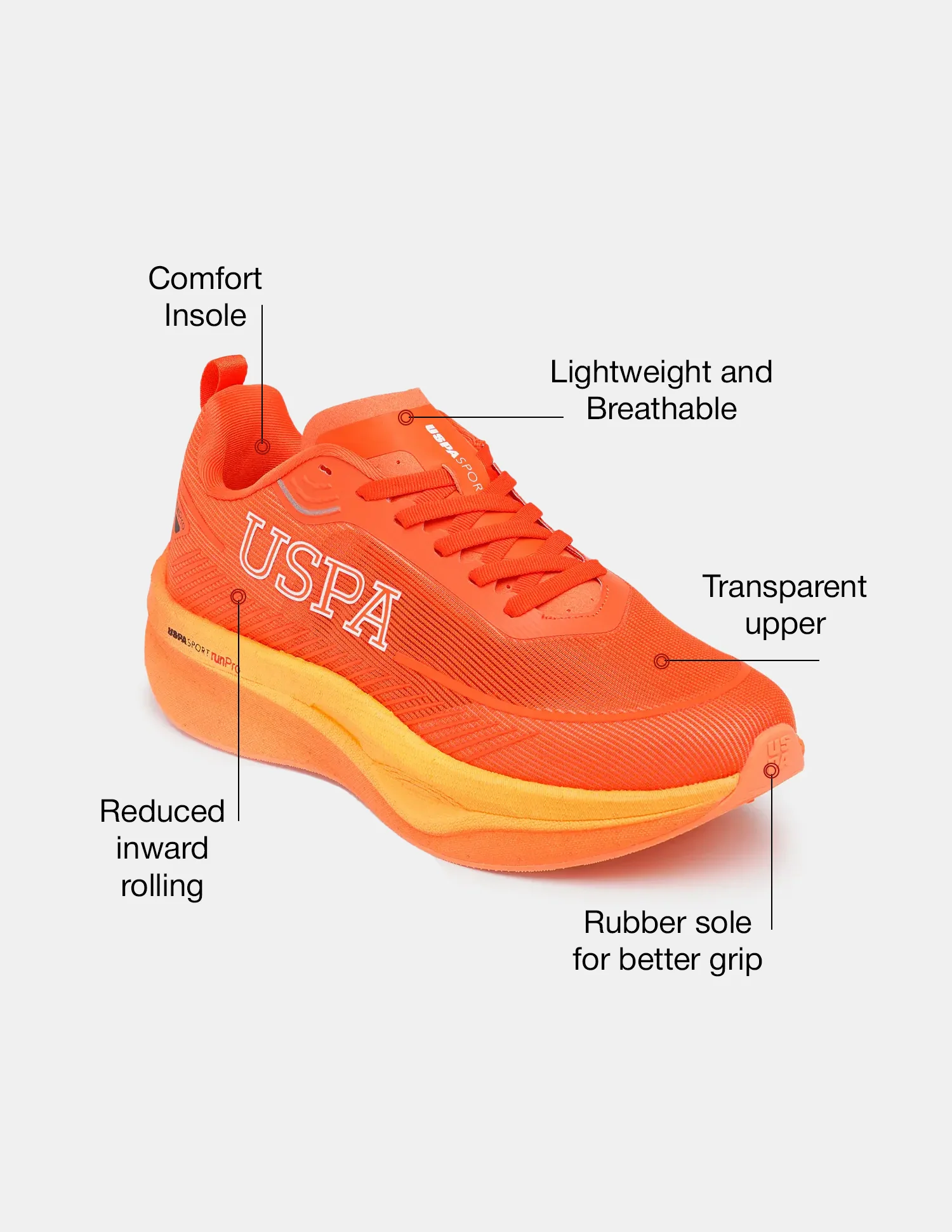 Men Otto USPA Sport Runpro Running Shoes - Image 10