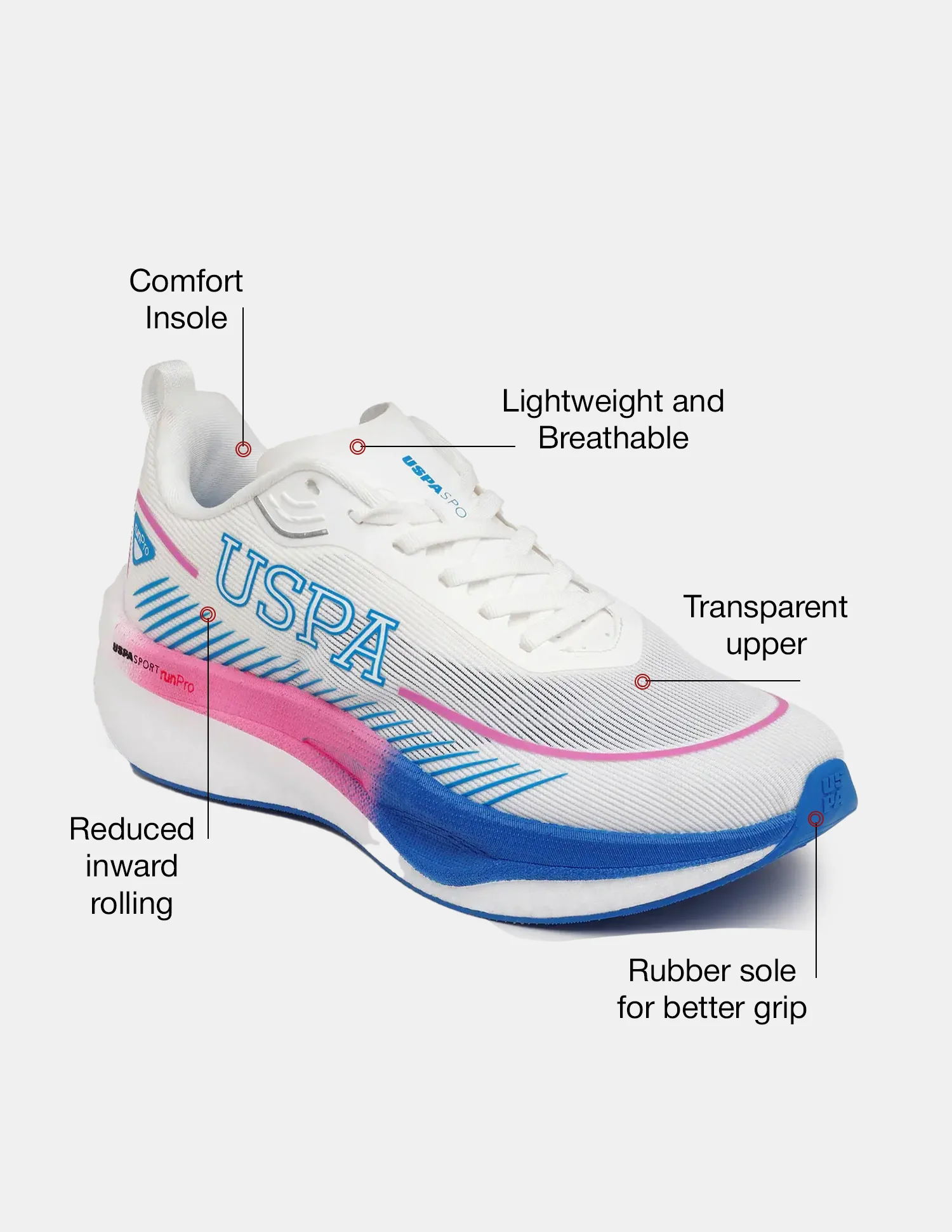 Men Otto USPA Sport Runpro Running Shoes - Image 10