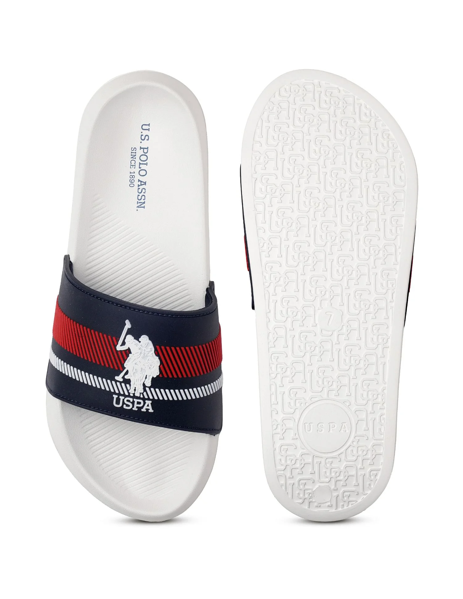 Men Rafa Brand Printed Sliders - Image 6