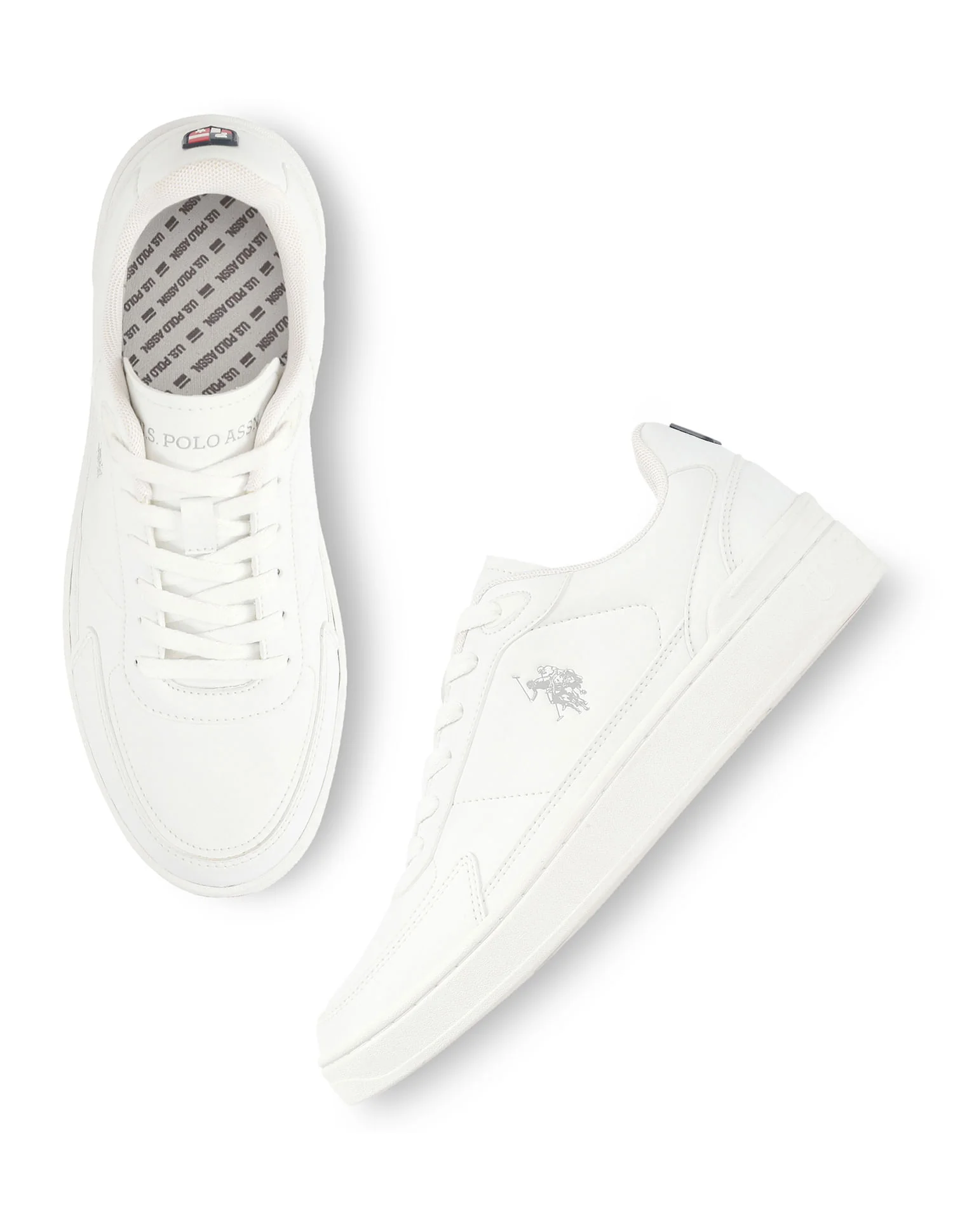 Men Round Toe Crest Sneakers - Image 2
